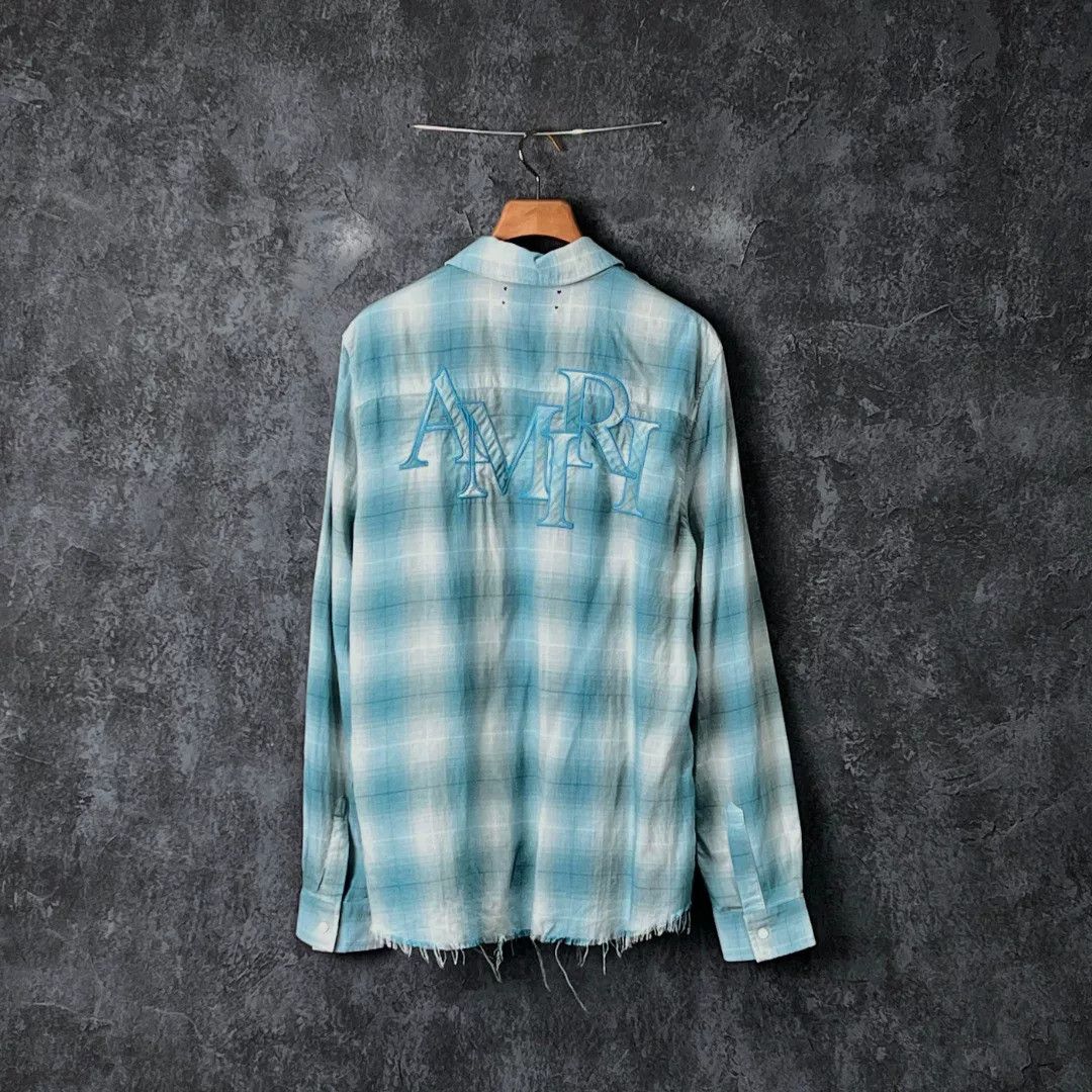 Amiri Amiri Casual Plaid Shirt m Men Size US M / EU 48-50 / 2 - 2 Thumbnail