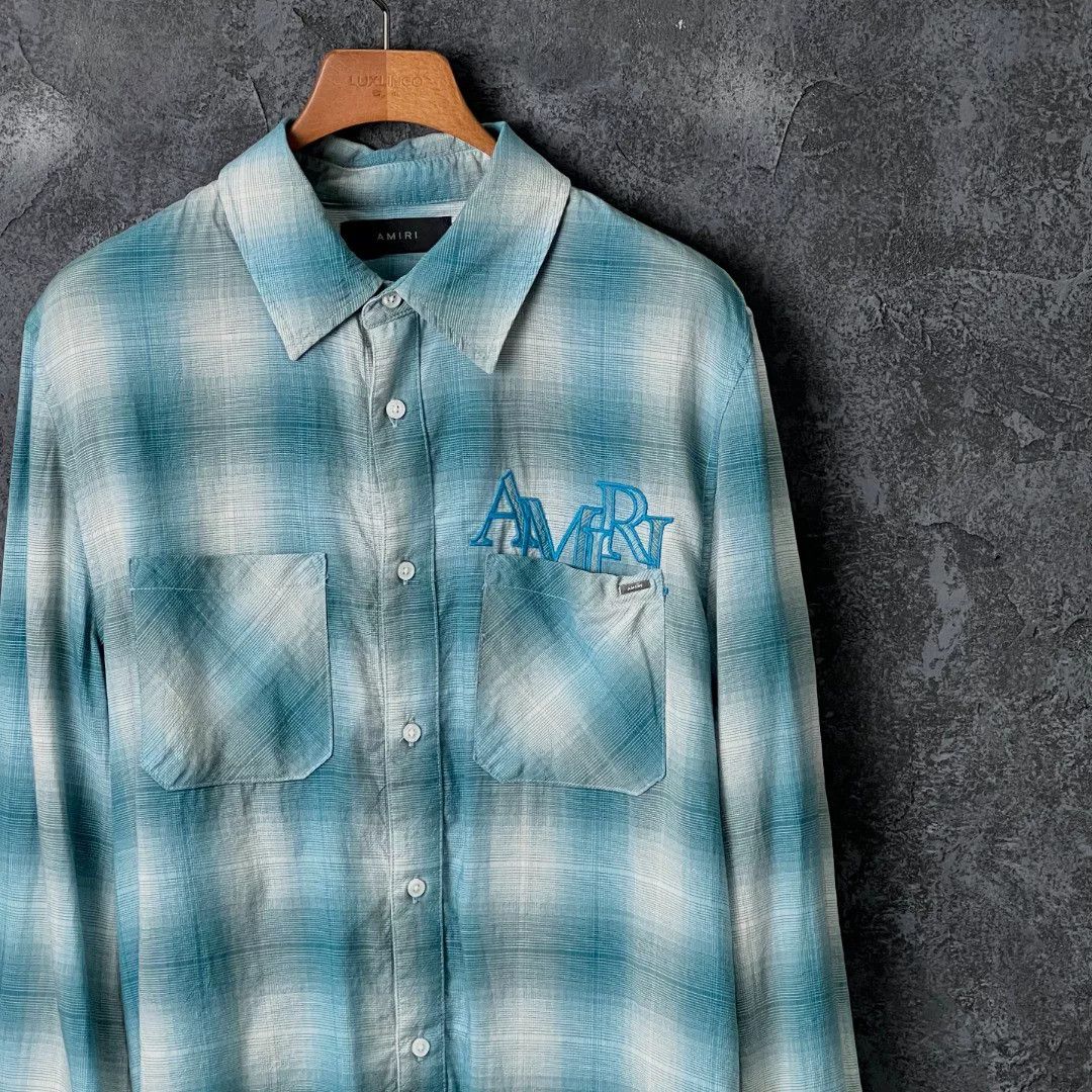 Amiri Amiri Casual Plaid Shirt m Men Size US M / EU 48-50 / 2 - 3 Thumbnail