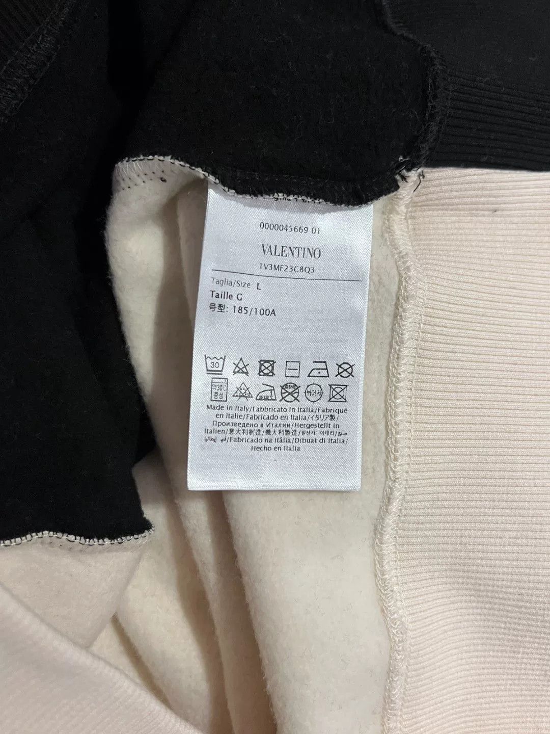 Valentino Valentino Cotton Embroidered Hoodie l Men Size US L / EU 52-54 / 3 - 7 Thumbnail