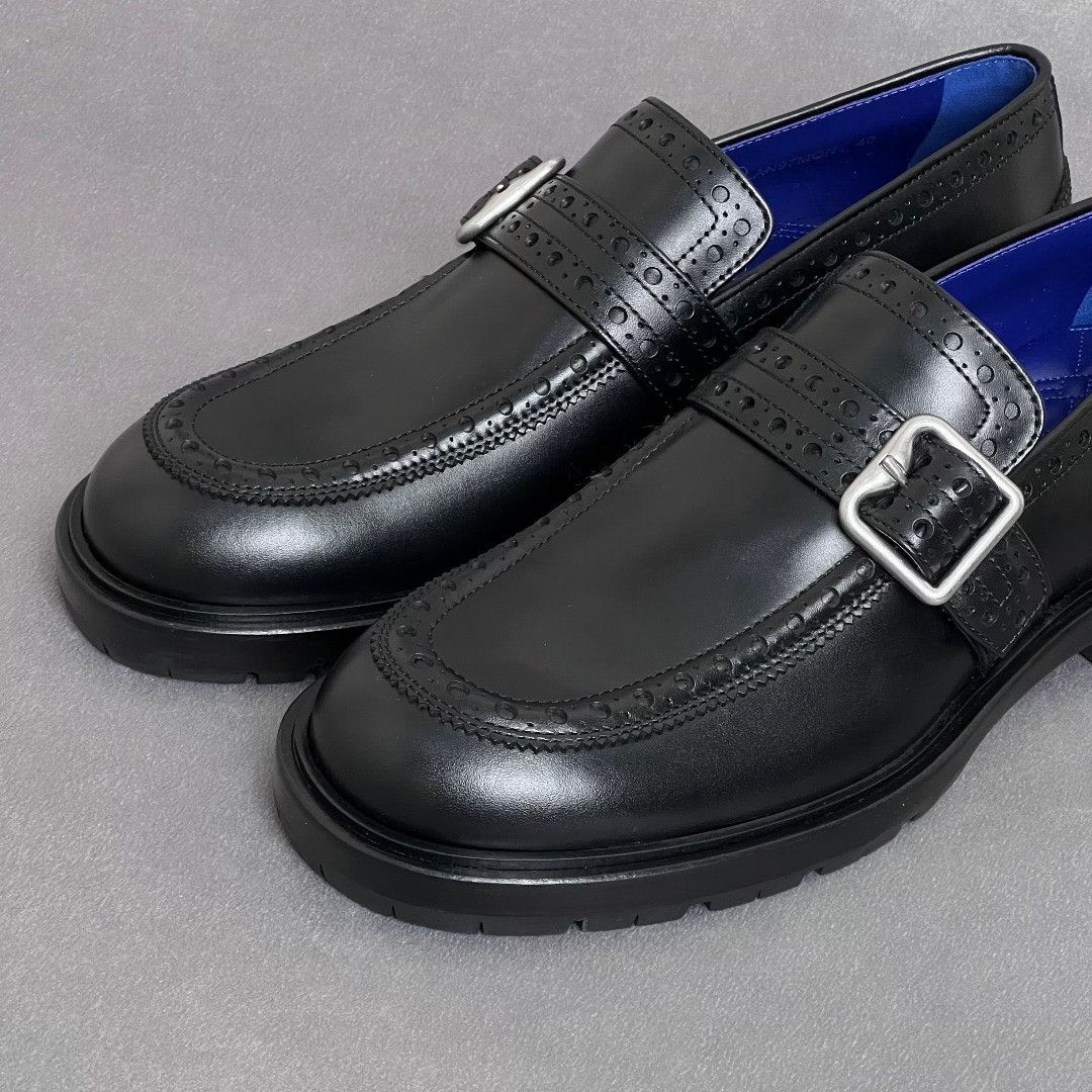 Burberry Burberry Leather Black Lowtop Sneakers 8 Men Size US 8 / EU 41 - 3 Thumbnail