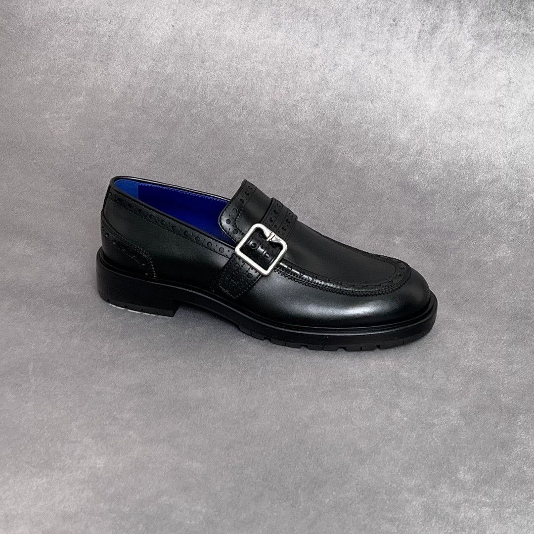 Burberry Burberry Leather Black Lowtop Sneakers 8 Men Size US 8 / EU 41 - 4 Thumbnail