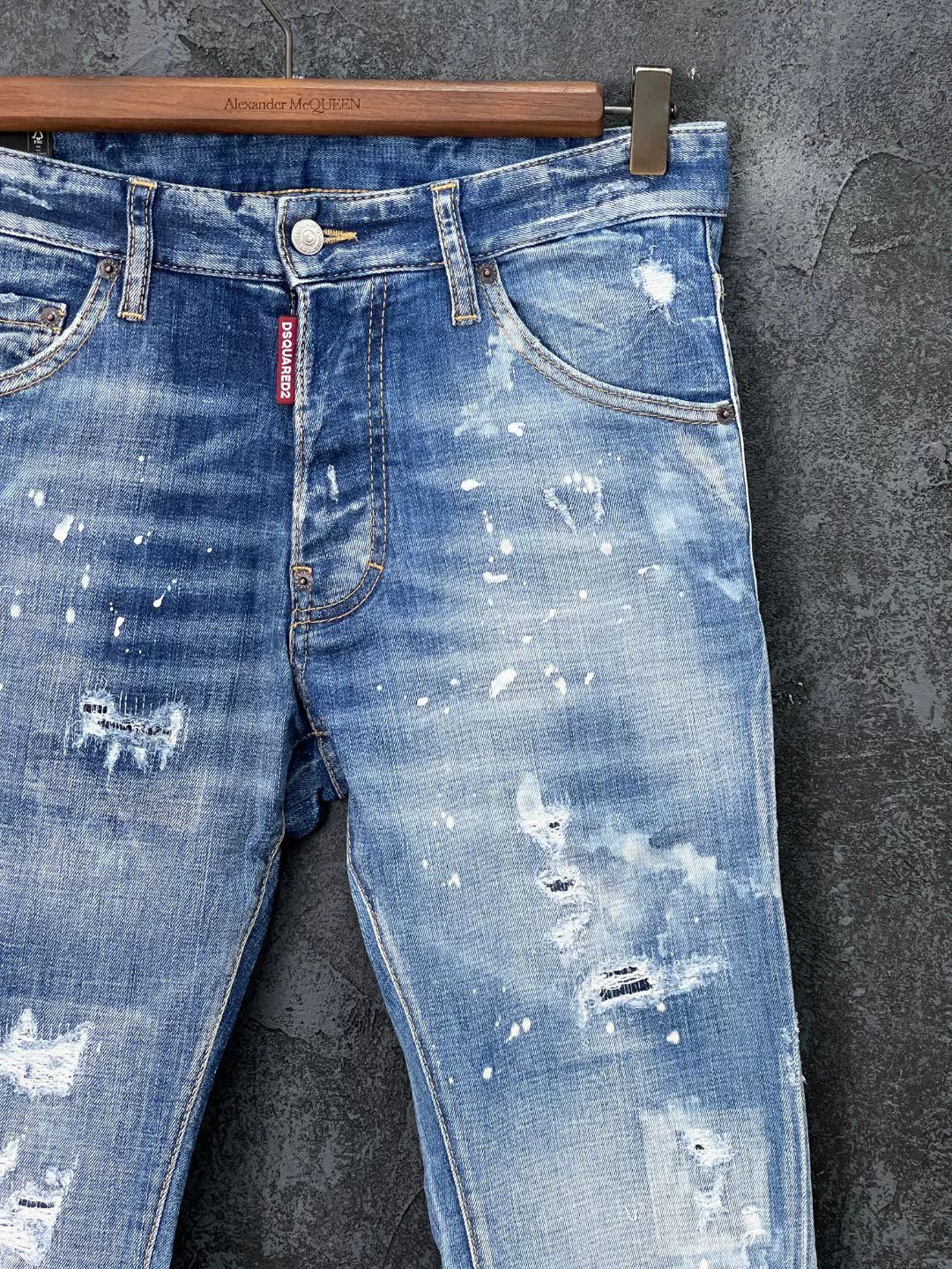 Dsquared2 Dsquared2 Denim Cotton Red Denim Jeans 34 Men Size US 34 / EU 50 - 3 Thumbnail