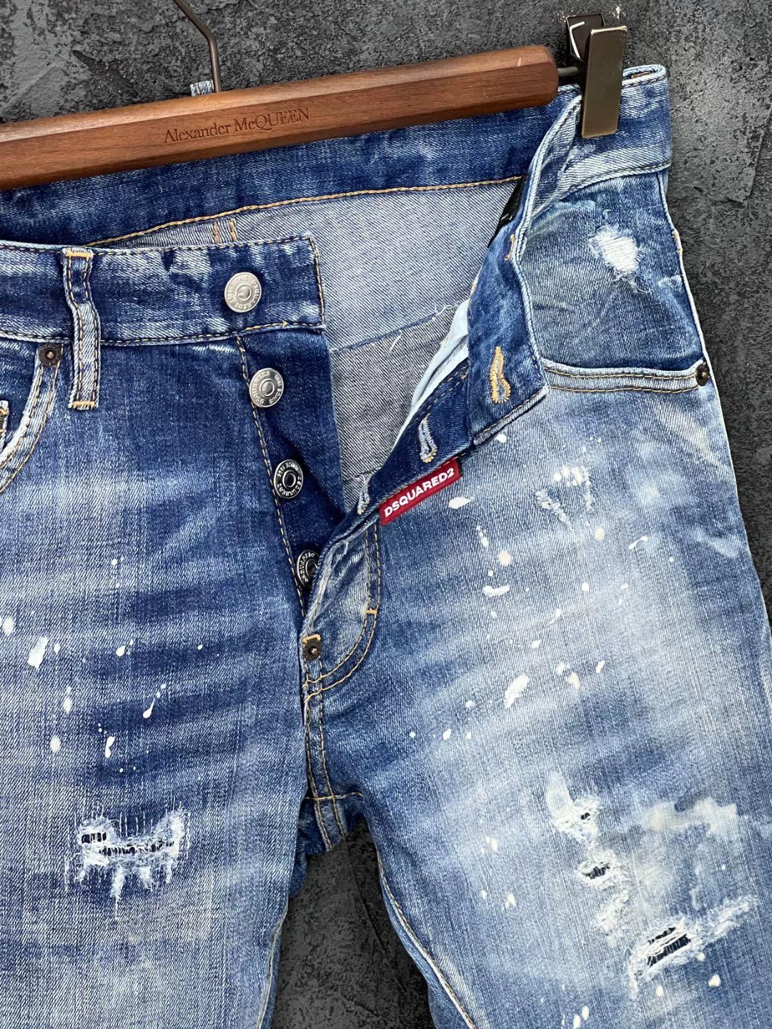 Dsquared2 Dsquared2 Denim Cotton Red Denim Jeans 34 Men Size US 34 / EU 50 - 4 Thumbnail