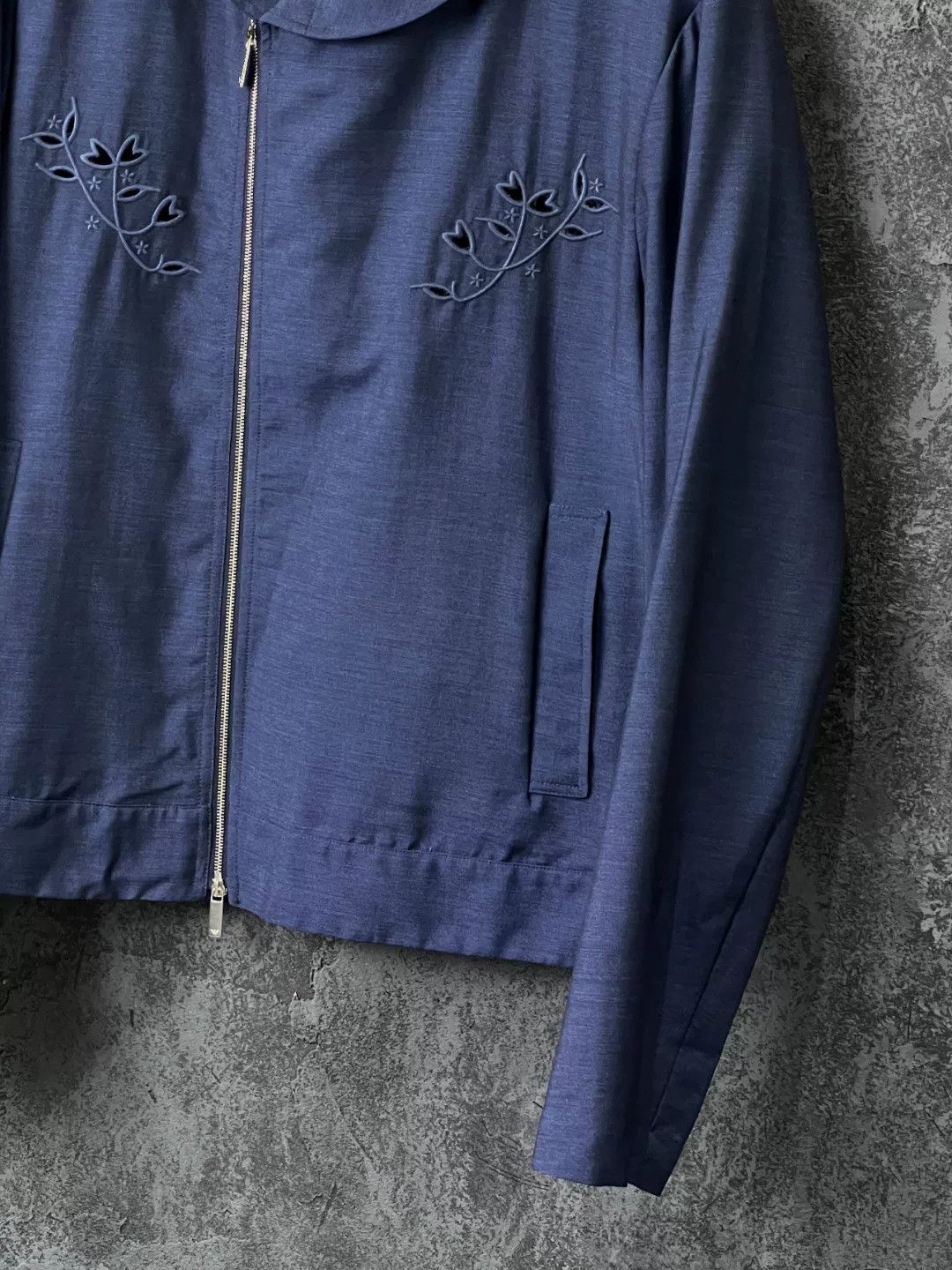 Armani Armani Casual Embroidered Blue Light Jacket m Men Size US M / EU 48-50 / 2 - 6 Thumbnail