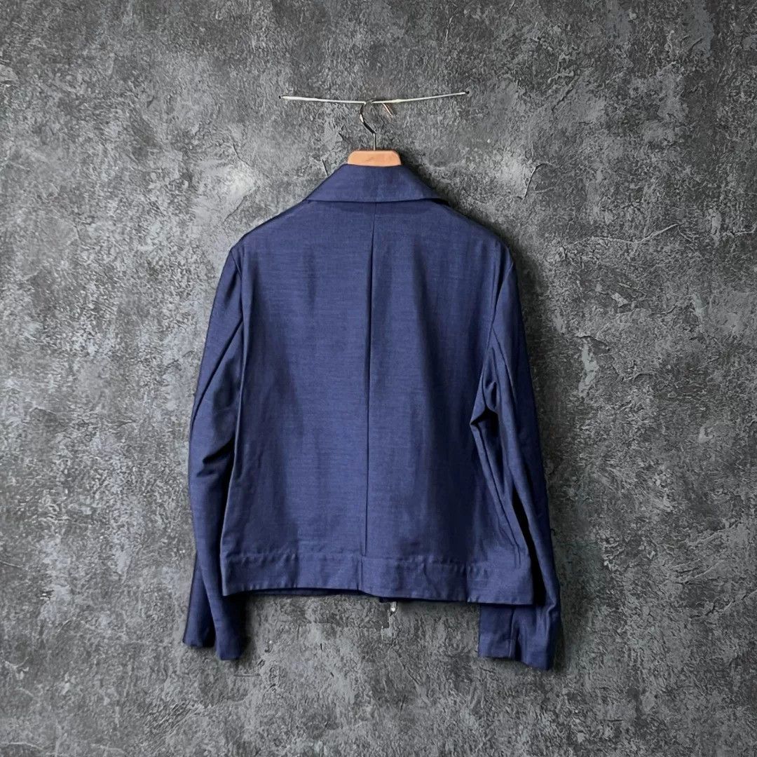 Armani Armani Casual Embroidered Blue Light Jacket m Men Size US M / EU 48-50 / 2 - 2 Thumbnail