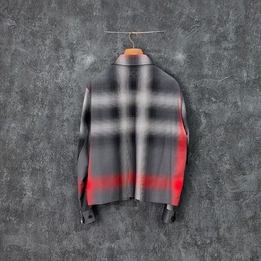 Burberry Burberry Plaid Gray Light Jacket m Men Size US M / EU 48-50 / 2 - 2 Thumbnail