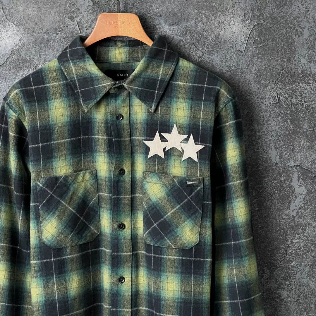 Amiri Amiri Casual Plaid Shirt l Men Size US L / EU 52-54 / 3 - 3 Thumbnail