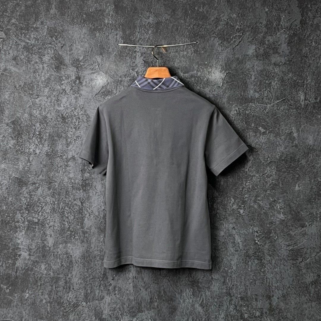 Burberry Burberry Cotton Black Polo m Men Size US M / EU 48-50 / 2 - 2 Thumbnail