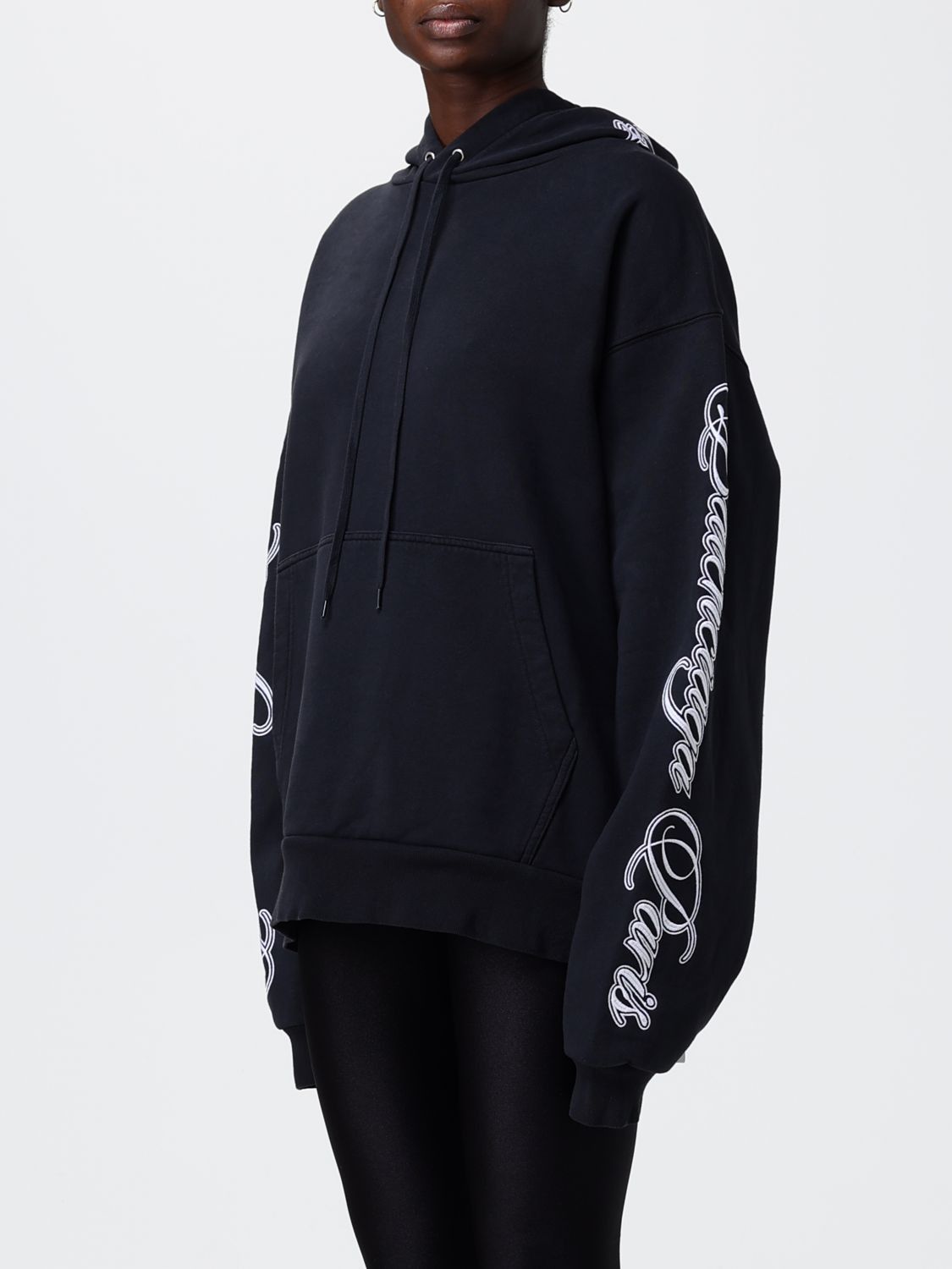 Balenciaga Balenciaga Sweatshirt Woman Black Size S / US 4 / IT 40 - 4 Thumbnail