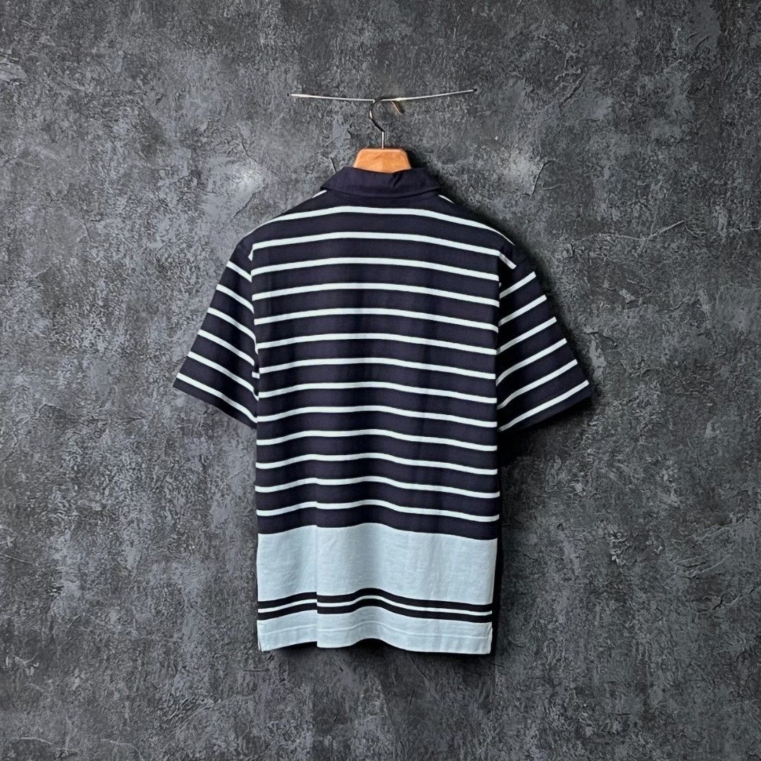 Burberry Burberry Cotton Striped Multi Polo m Men Size US M / EU 48-50 / 2 - 2 Thumbnail