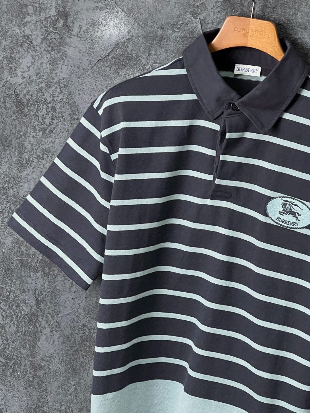 Burberry Burberry Cotton Striped Multi Polo m Men Size US M / EU 48-50 / 2 - 4 Thumbnail
