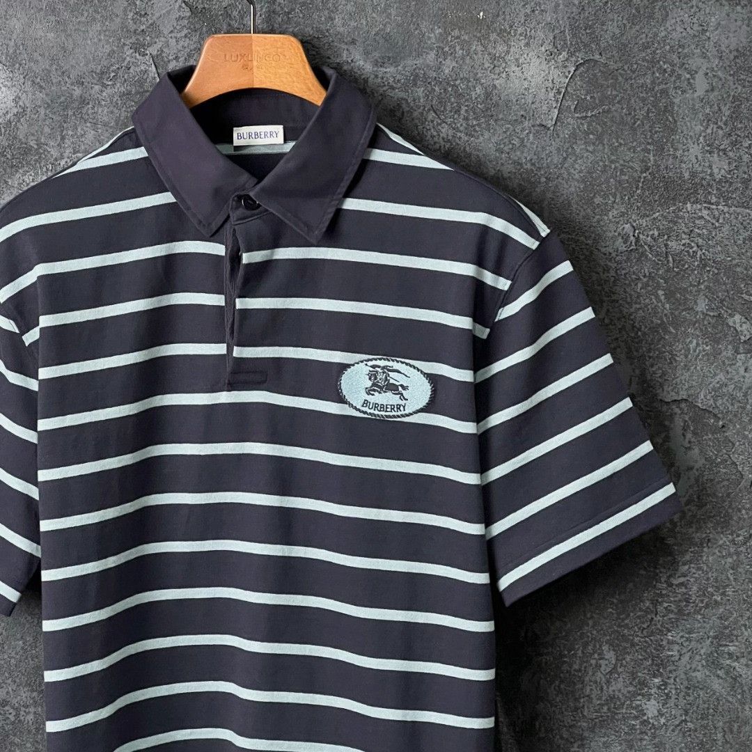 Burberry Burberry Cotton Striped Multi Polo m Men Size US M / EU 48-50 / 2 - 3 Thumbnail
