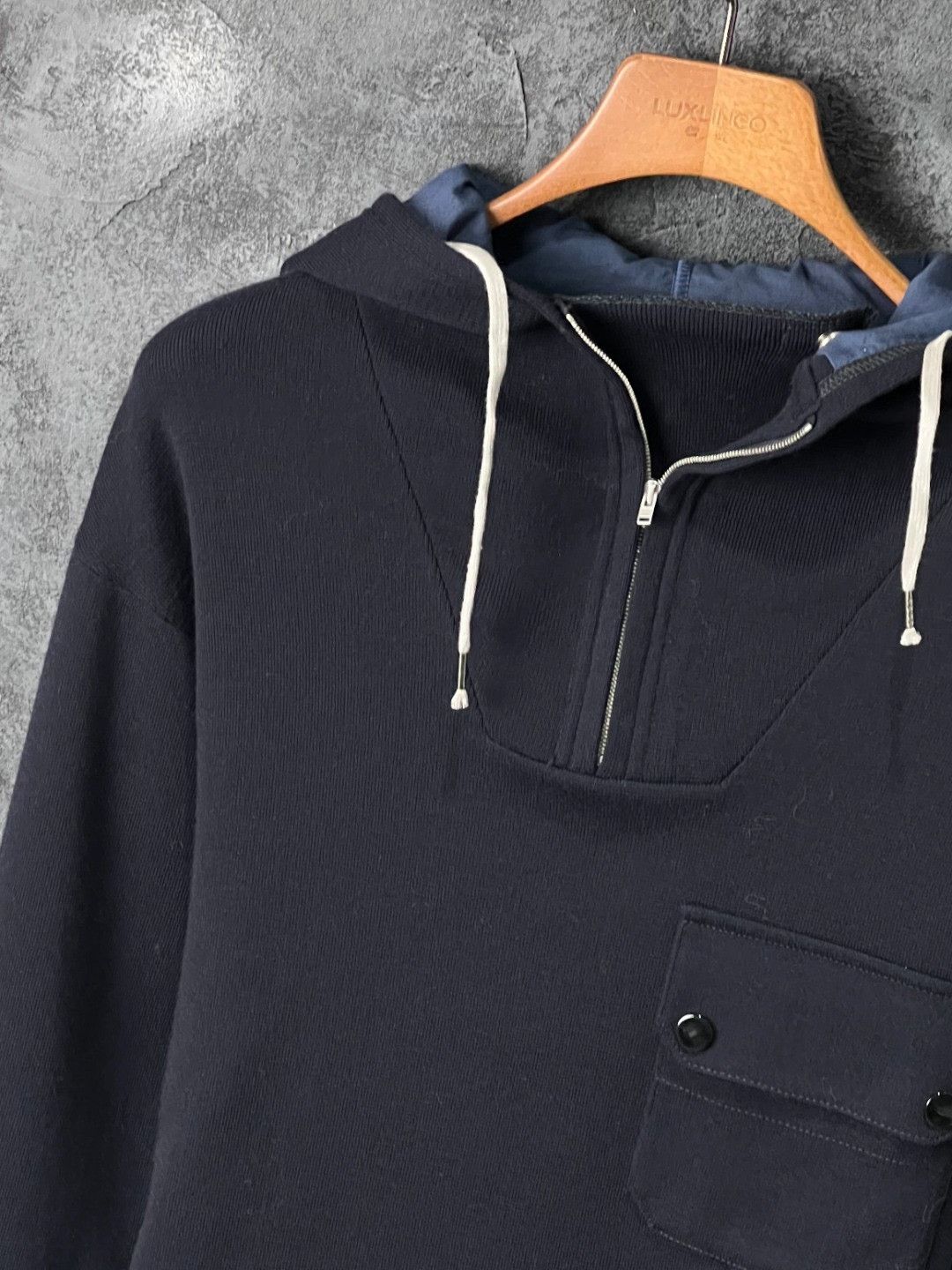 Maison Margiela Maison Margiela Blue Hoodie s Men Size US S / EU 44-46 / 1 - 3 Thumbnail