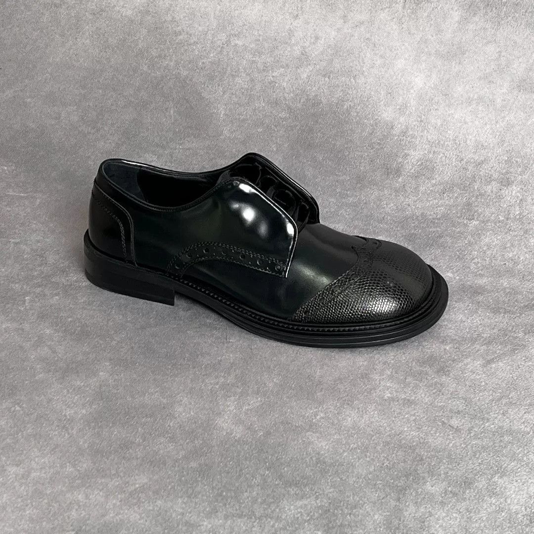 Salvatore Ferragamo Salvatore Ferragamo Leather Black Lowtop Sneakers 8 Men Size US 8 / EU 41 - 6 Thumbnail