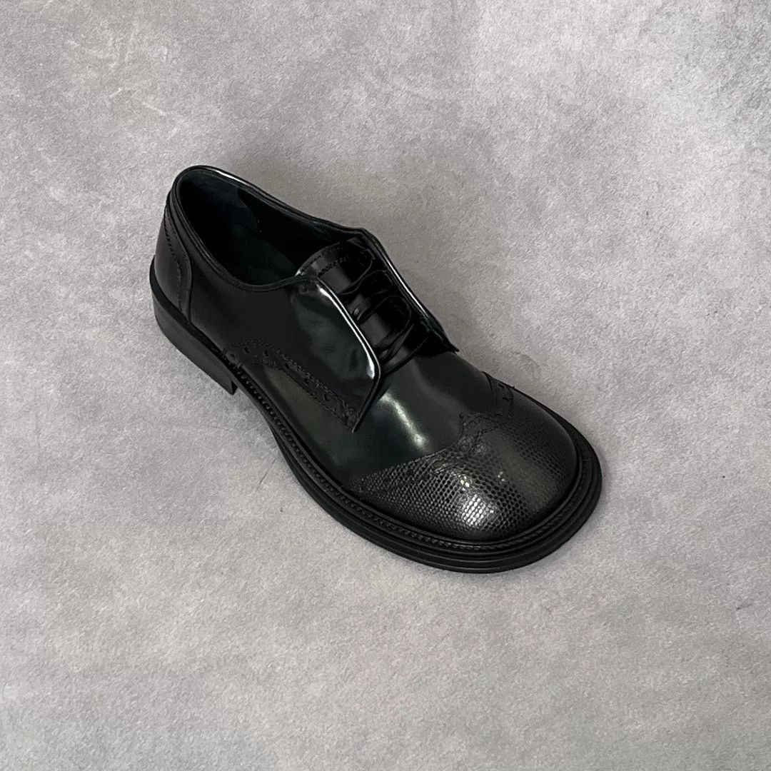 Salvatore Ferragamo Salvatore Ferragamo Leather Black Lowtop Sneakers 8 Men Size US 8 / EU 41 - 5 Thumbnail