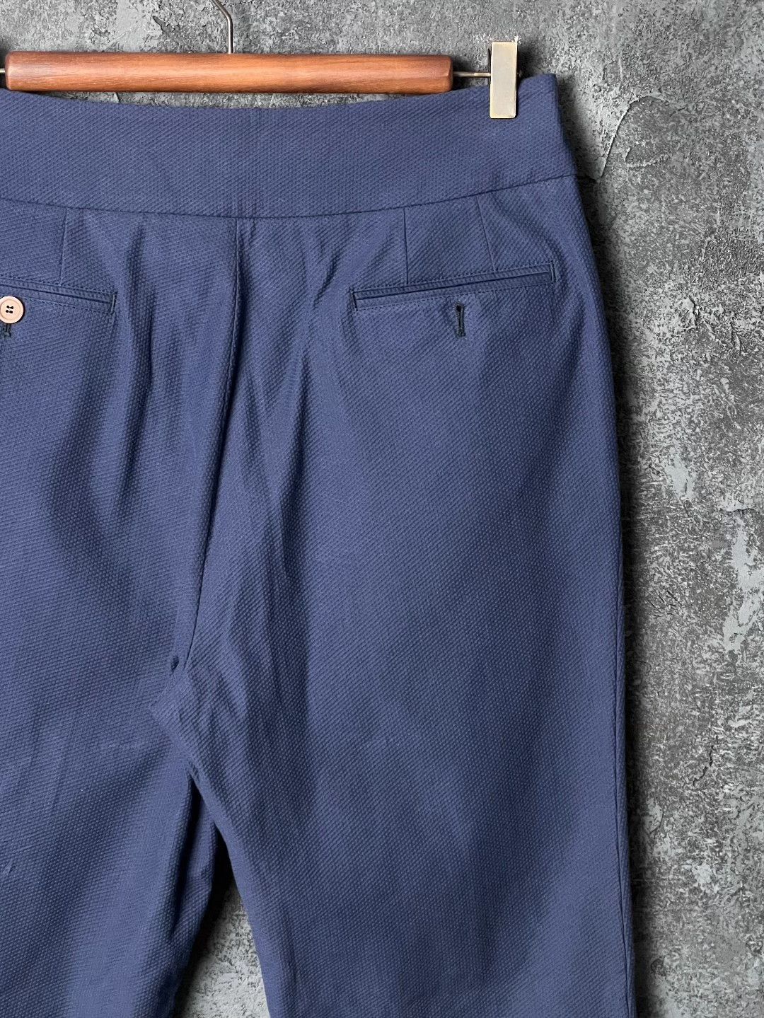Armani Armani Casual Cotton Blue Casual Pants 32 Men Size US 32 / EU 48 - 5 Thumbnail