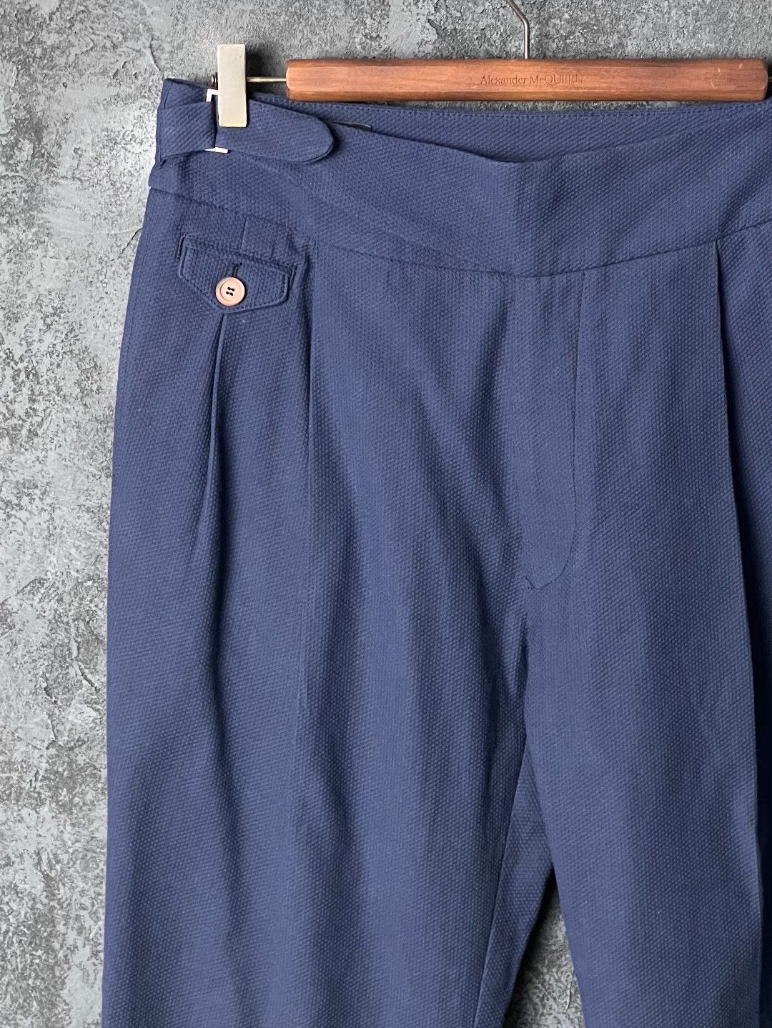 Armani Armani Casual Cotton Blue Casual Pants 32 Men Size US 32 / EU 48 - 3 Thumbnail