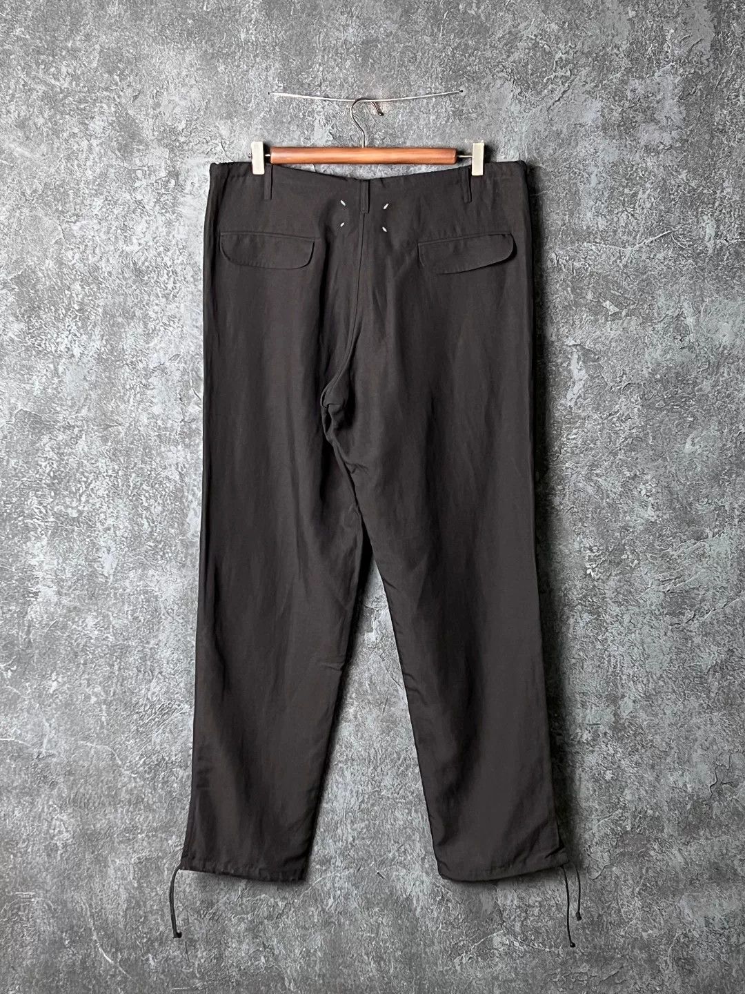 Maison Margiela Maison Margiela Casual Black Casual Pants 32 Men Size US 32 / EU 48 - 2 Thumbnail