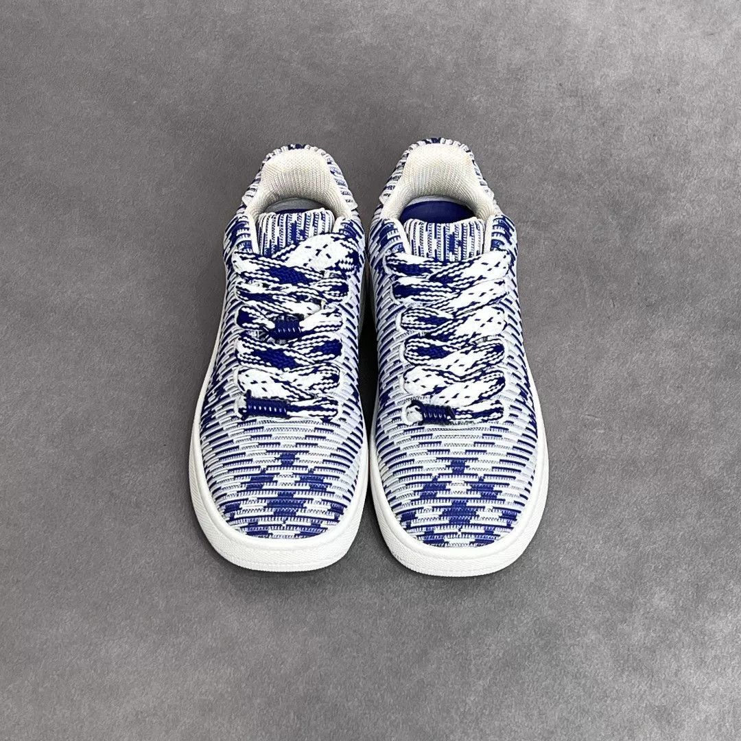 Burberry Burberry Casual Plaid Blue Lowtop Sneakers 8 Men Size US 8 / EU 41 - 2 Thumbnail