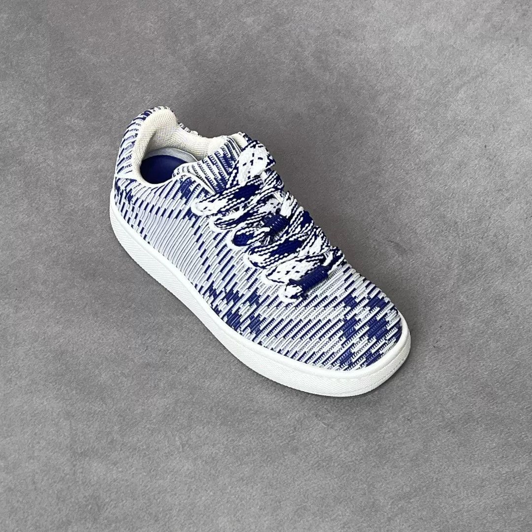 Burberry Burberry Casual Plaid Blue Lowtop Sneakers 8 Men Size US 8 / EU 41 - 6 Thumbnail