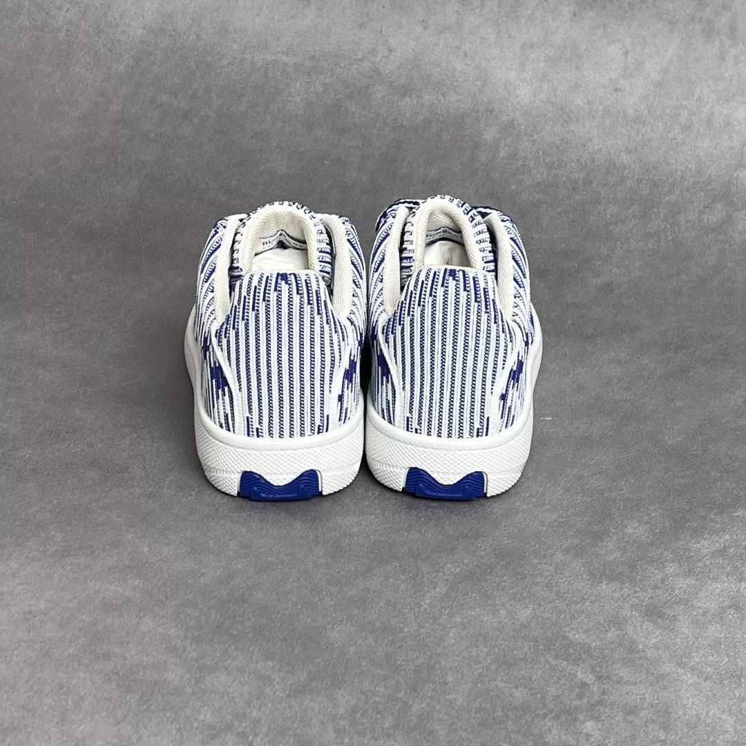 Burberry Burberry Casual Plaid Blue Lowtop Sneakers 8 Men Size US 8 / EU 41 - 8 Thumbnail
