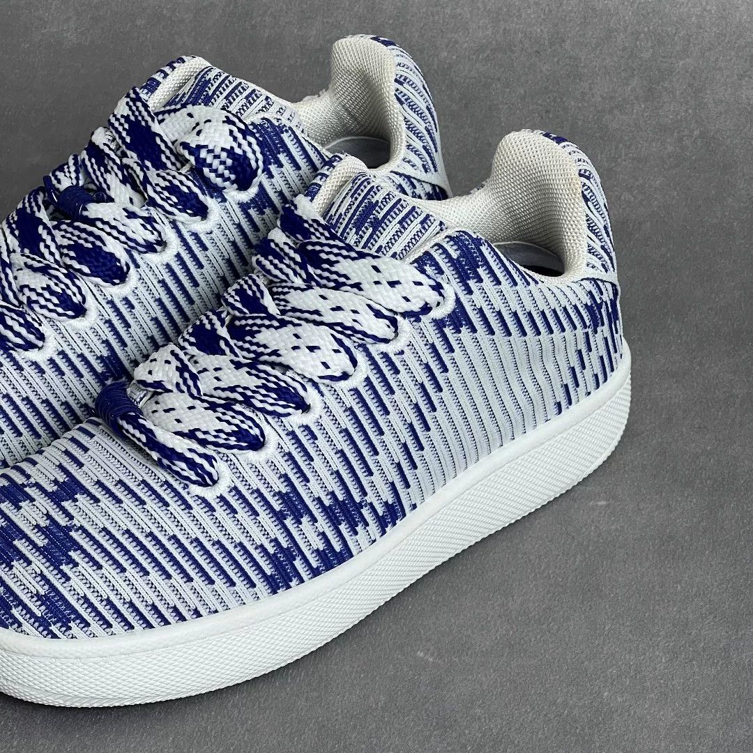 Burberry Burberry Casual Plaid Blue Lowtop Sneakers 8 Men Size US 8 / EU 41 - 3 Thumbnail