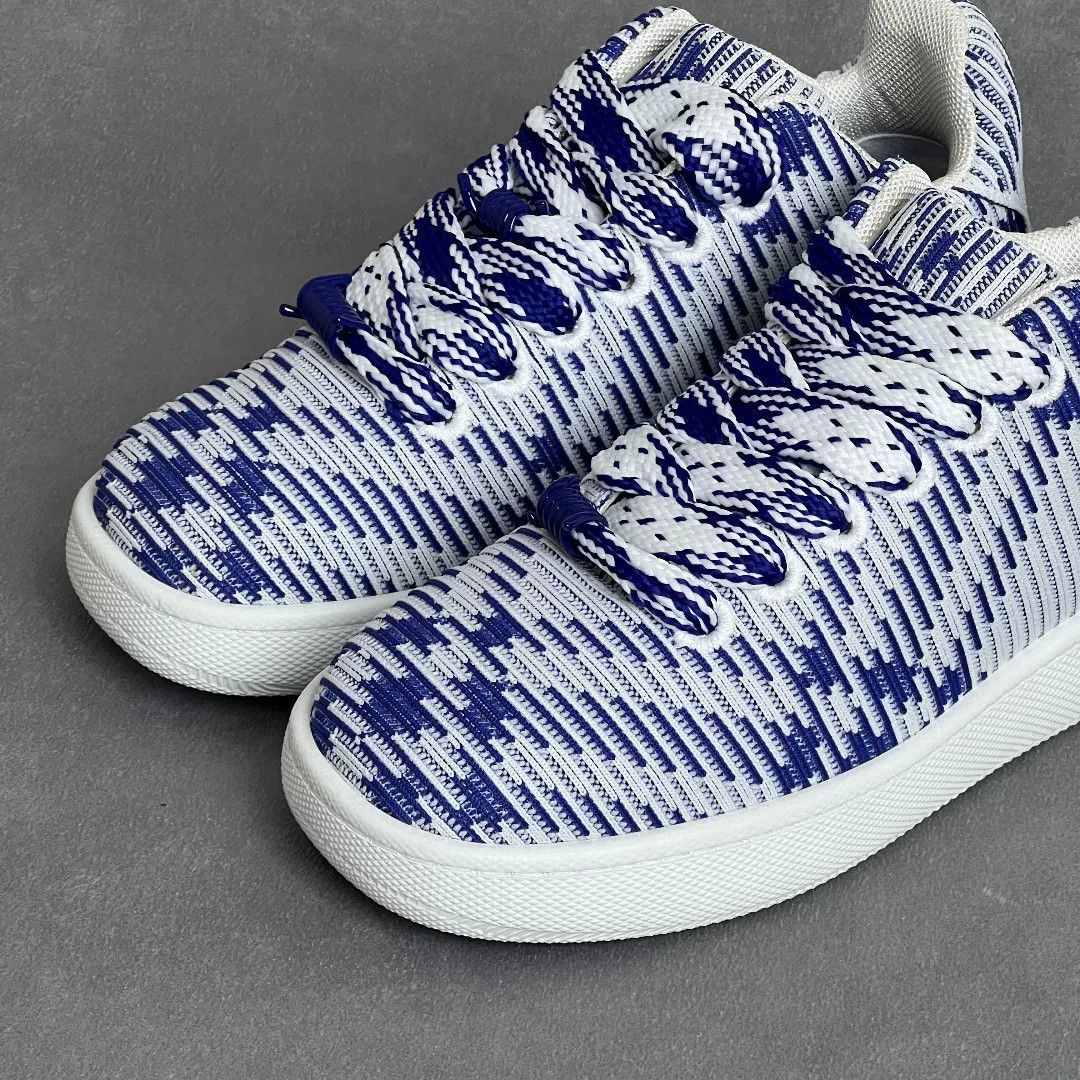 Burberry Burberry Casual Plaid Blue Lowtop Sneakers 8 Men Size US 8 / EU 41 - 4 Thumbnail