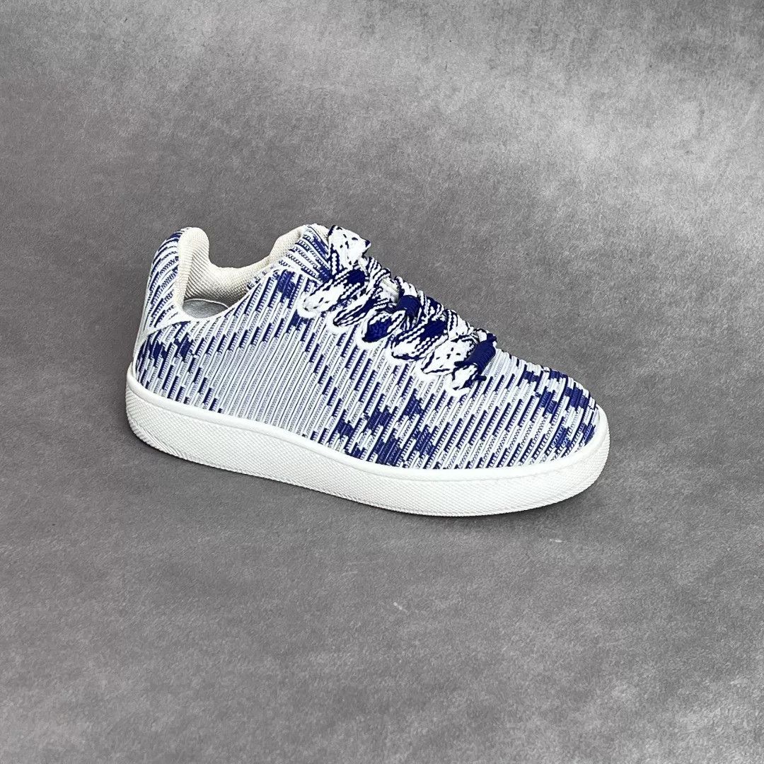 Burberry Burberry Casual Plaid Blue Lowtop Sneakers 8 Men Size US 8 / EU 41 - 5 Thumbnail