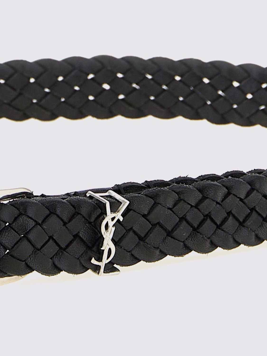 Saint Laurent Paris Saint Laurent Belt Men Black Size ONE SIZE - 3 Thumbnail