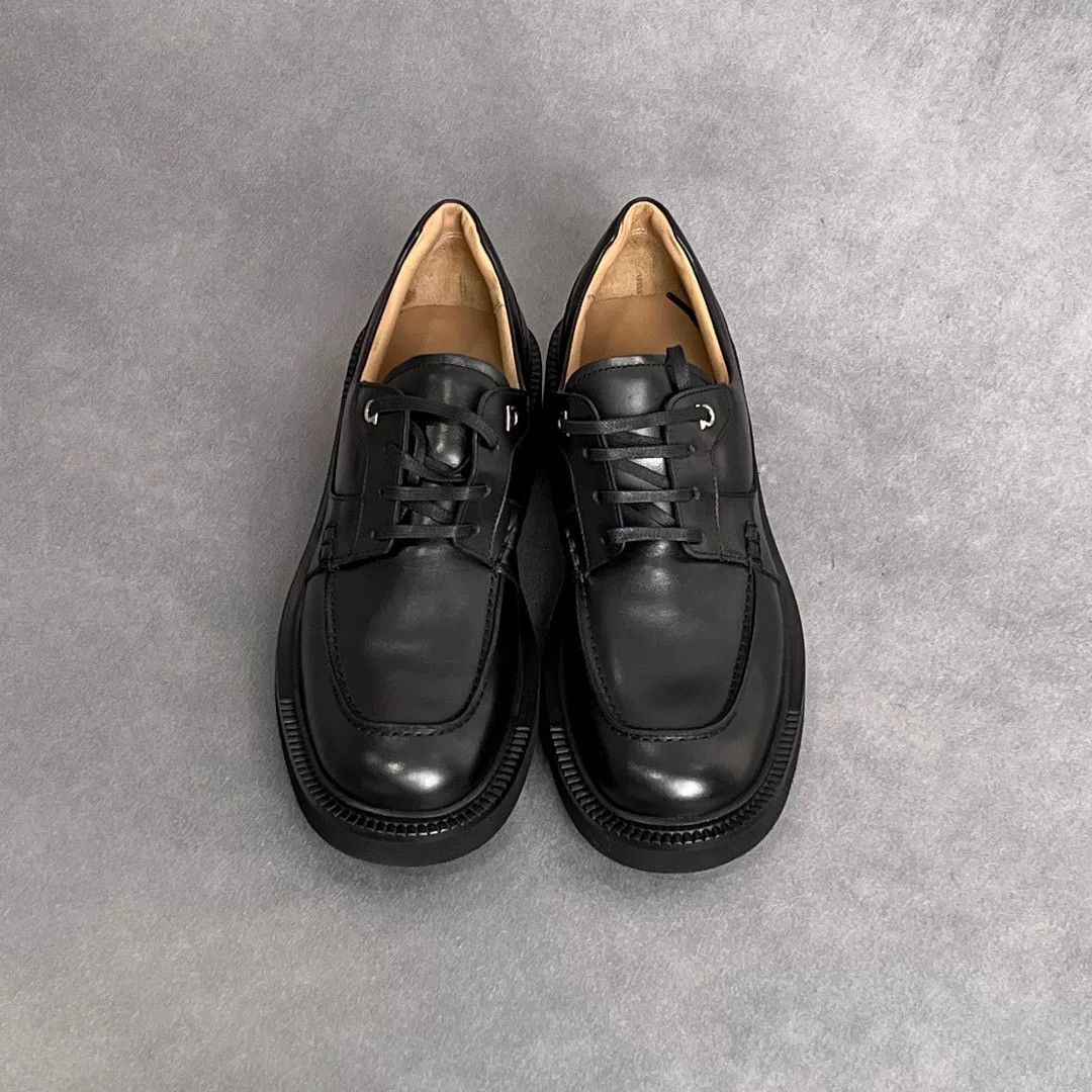 Salvatore Ferragamo Salvatore Ferragamo Leather Black Lowtop Sneakers 9 Men Size US 9 / EU 42 - 2 Thumbnail