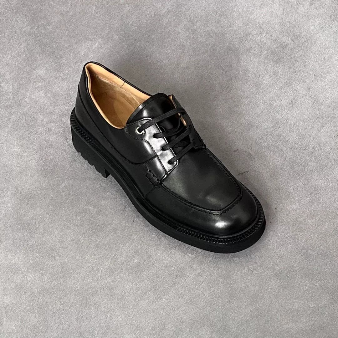 Salvatore Ferragamo Salvatore Ferragamo Leather Black Lowtop Sneakers 9 Men Size US 9 / EU 42 - 4 Thumbnail