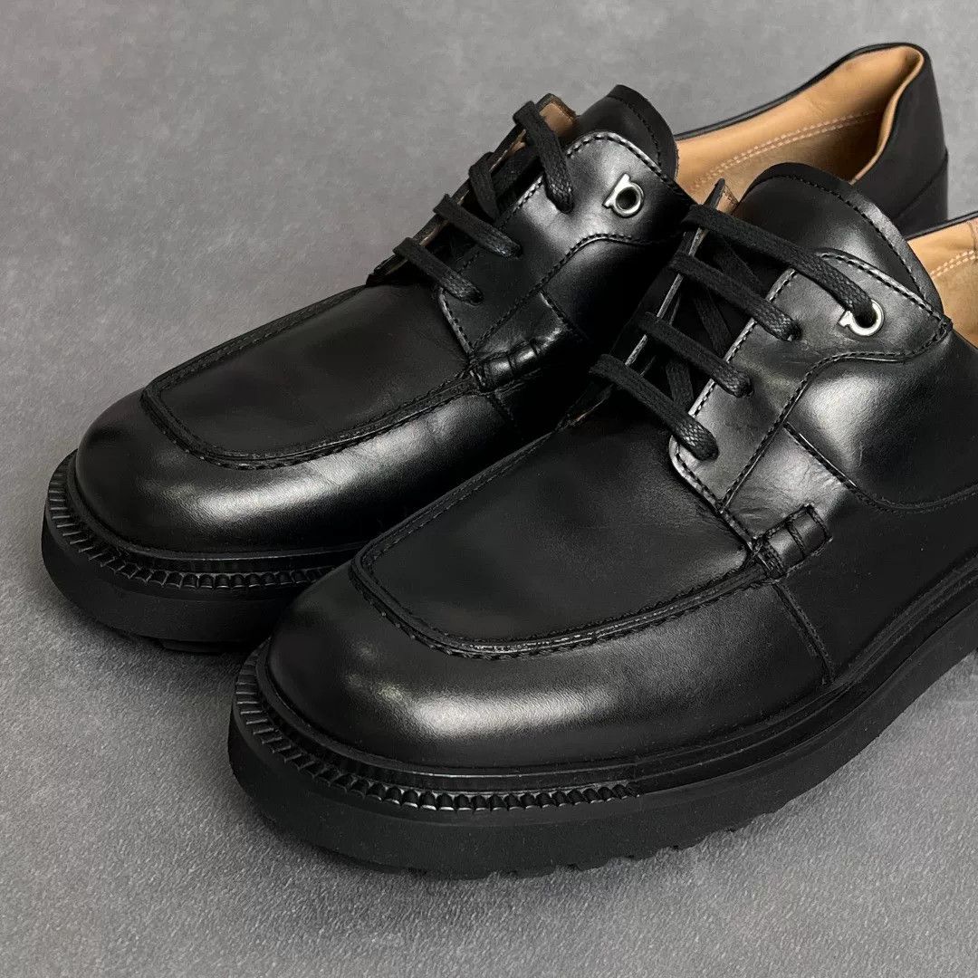 Salvatore Ferragamo Salvatore Ferragamo Leather Black Lowtop Sneakers 9 Men Size US 9 / EU 42 - 7 Thumbnail