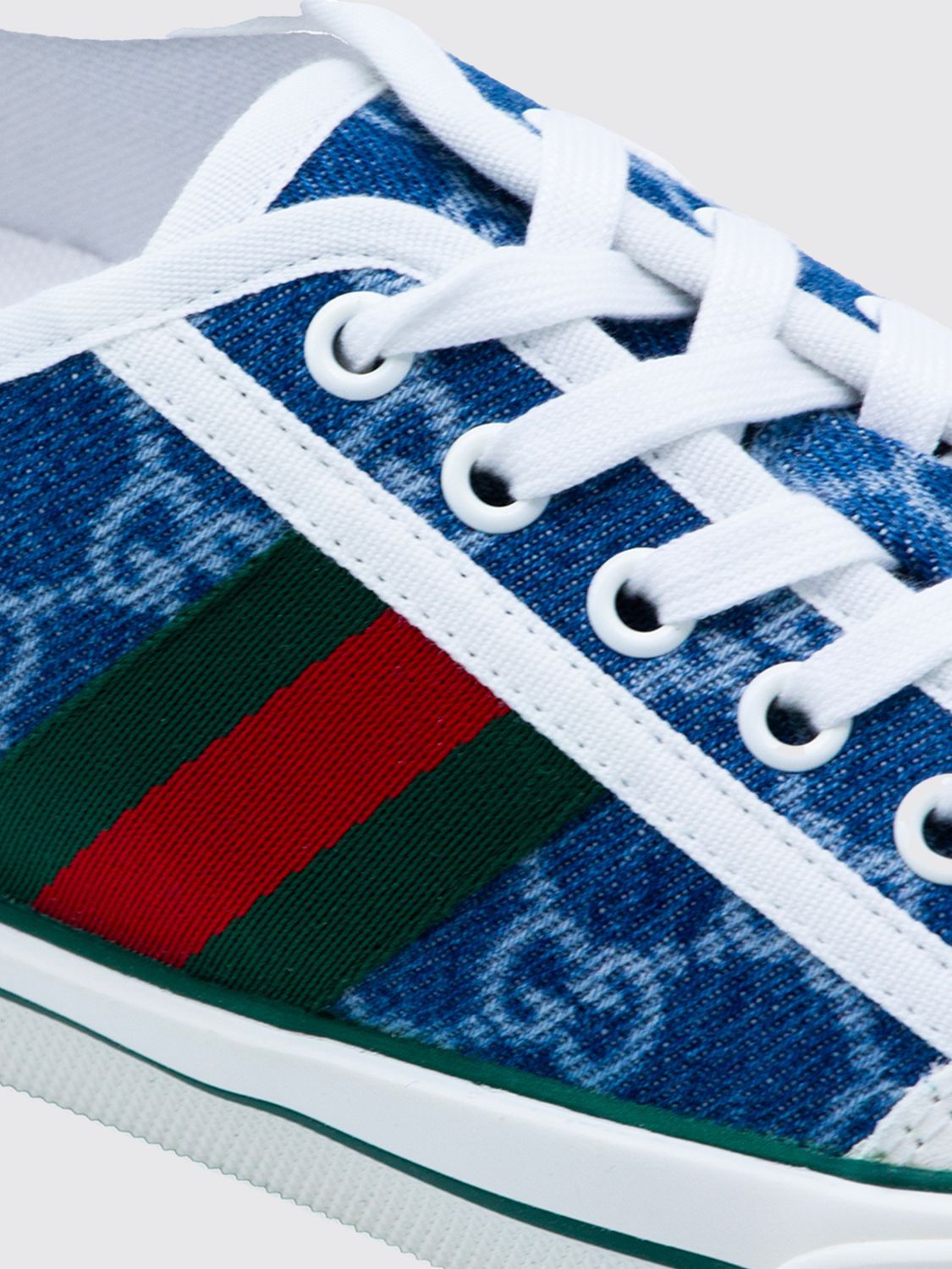 Gucci Gucci Sneakers Woman Denim Size US 7.5 / IT 37.5 - 4 Thumbnail