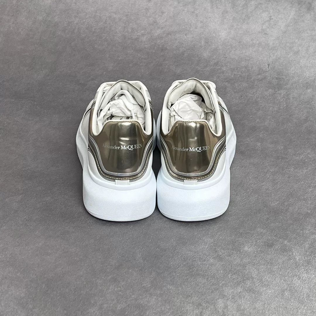 Alexander McQueen Alexander McQueen Casual Gold Lowtop Sneakers 10 Men Size US 10 / EU 43 - 8 Thumbnail
