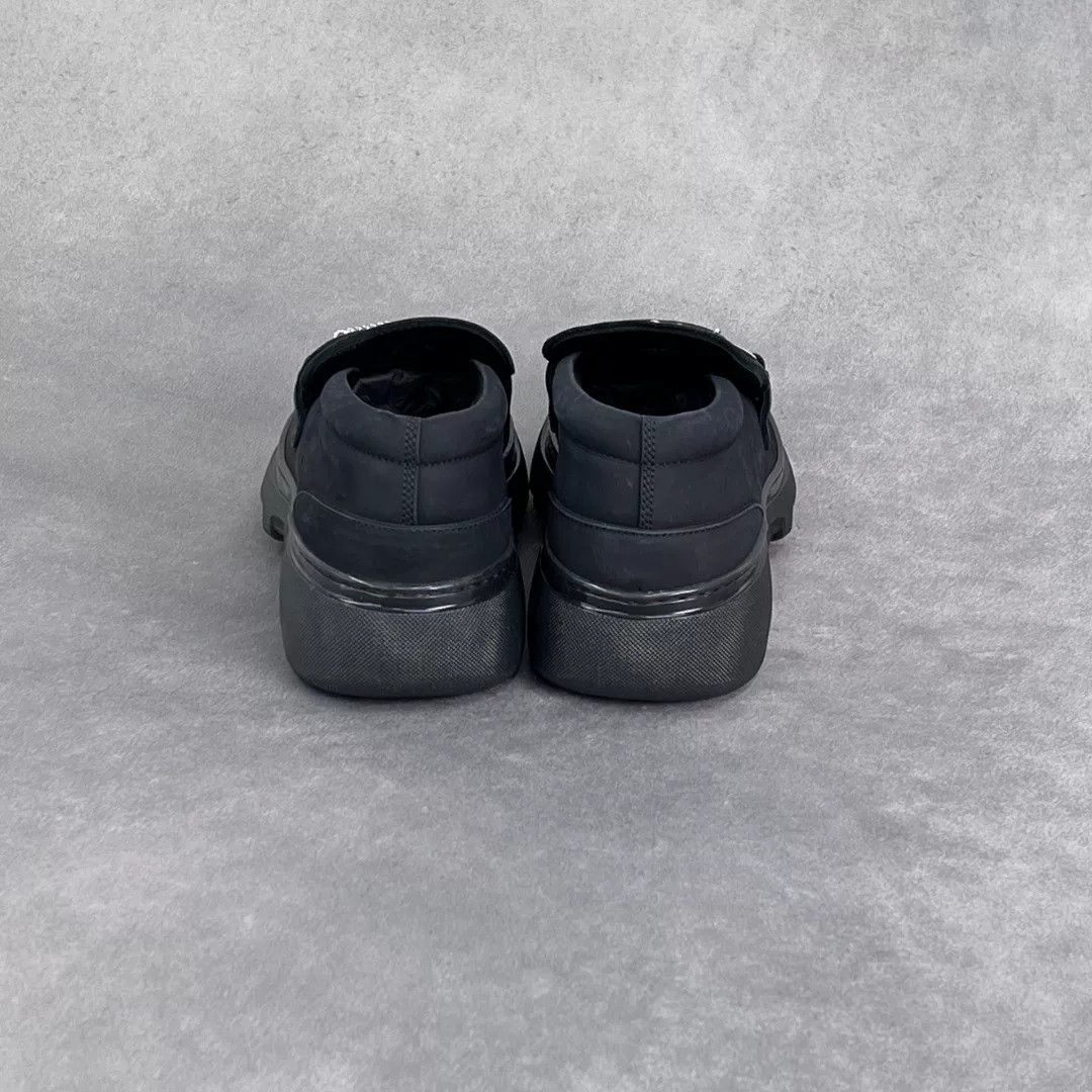 Burberry Burberry Leather Black Lowtop Sneakers 7 Men Size US 7 / EU 40 - 8 Thumbnail
