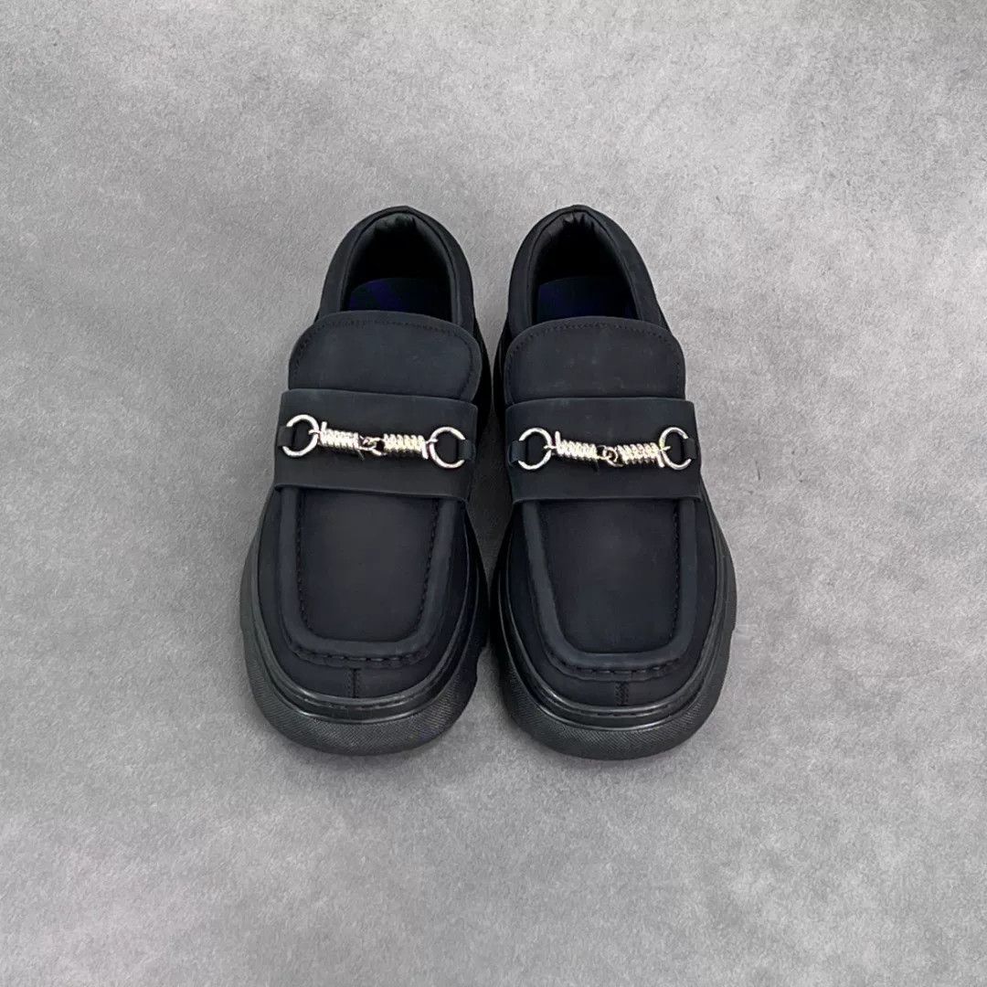 Burberry Burberry Leather Black Lowtop Sneakers 7 Men Size US 7 / EU 40 - 7 Thumbnail