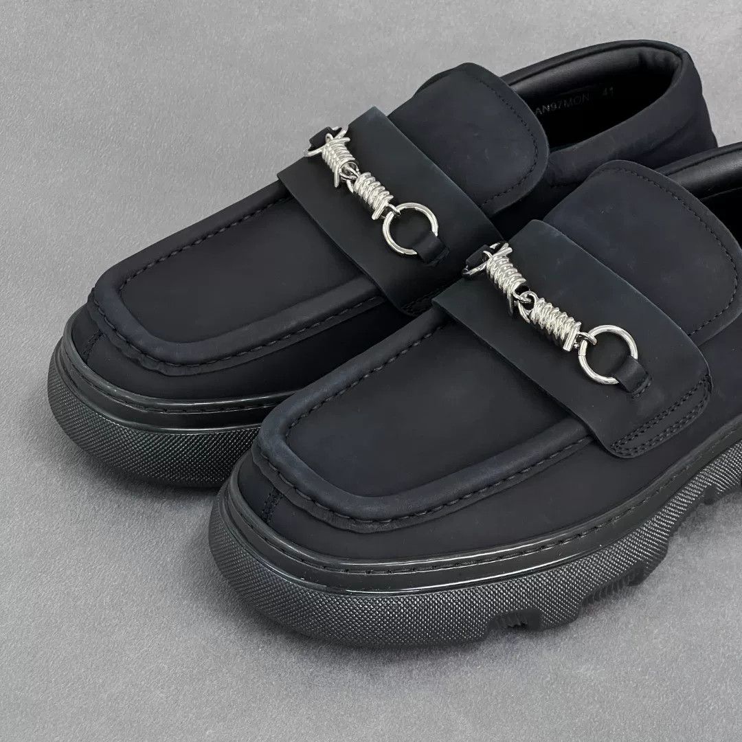 Burberry Burberry Leather Black Lowtop Sneakers 7 Men Size US 7 / EU 40 - 3 Thumbnail
