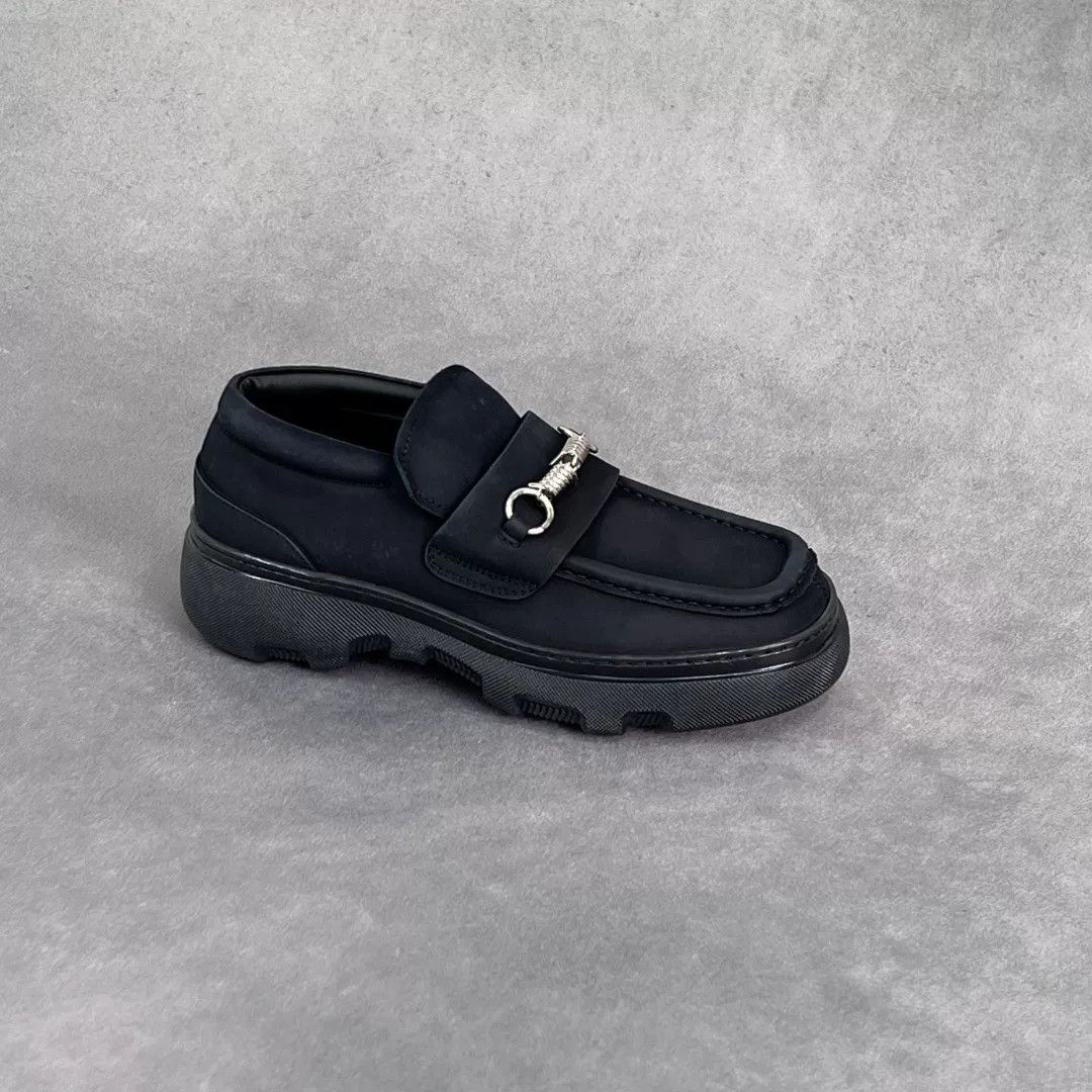 Burberry Burberry Leather Black Lowtop Sneakers 7 Men Size US 7 / EU 40 - 4 Thumbnail