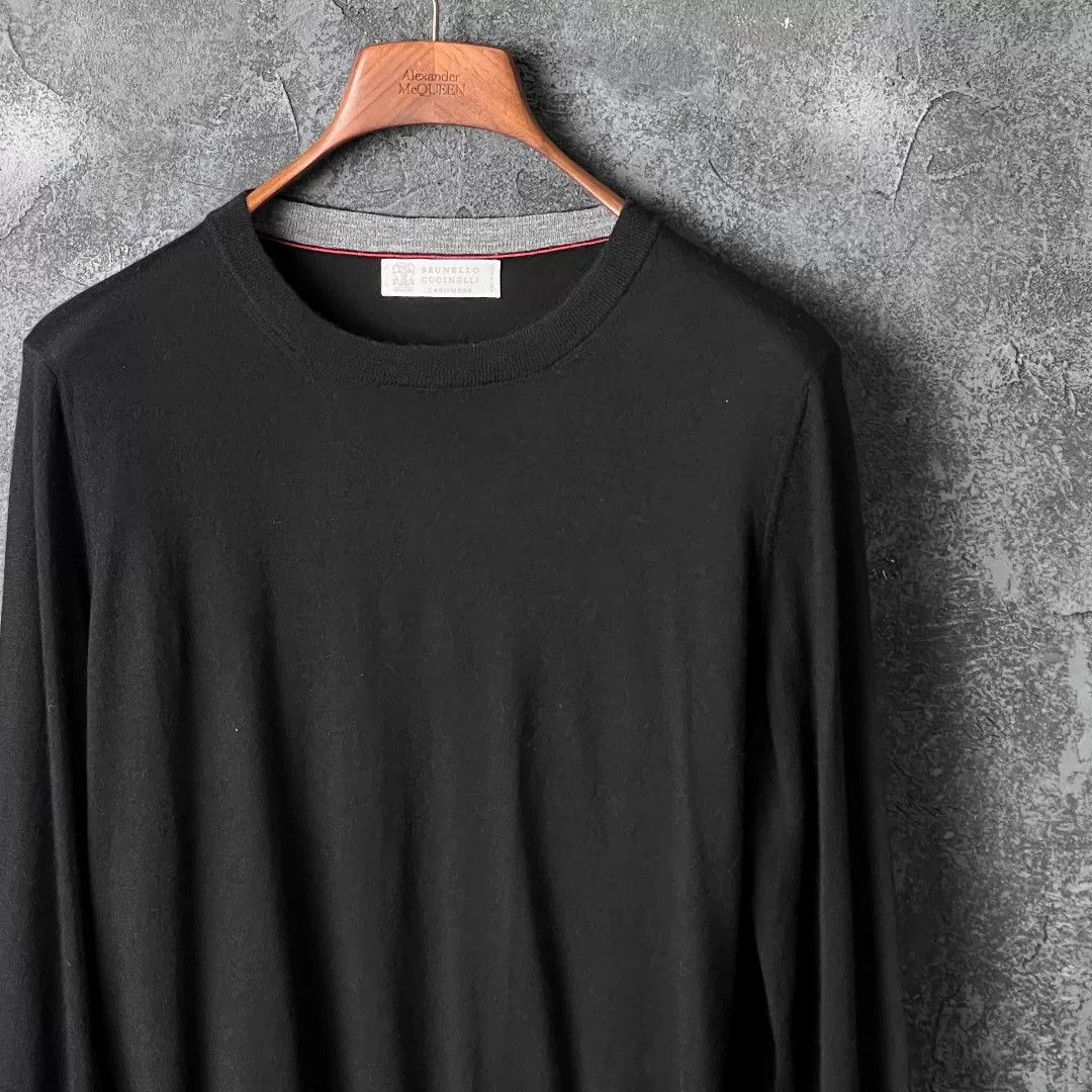 Brunello Cucinelli Brunello Cucinelli Black Sweater s Men Size US S / EU 44-46 / 1 - 3 Thumbnail