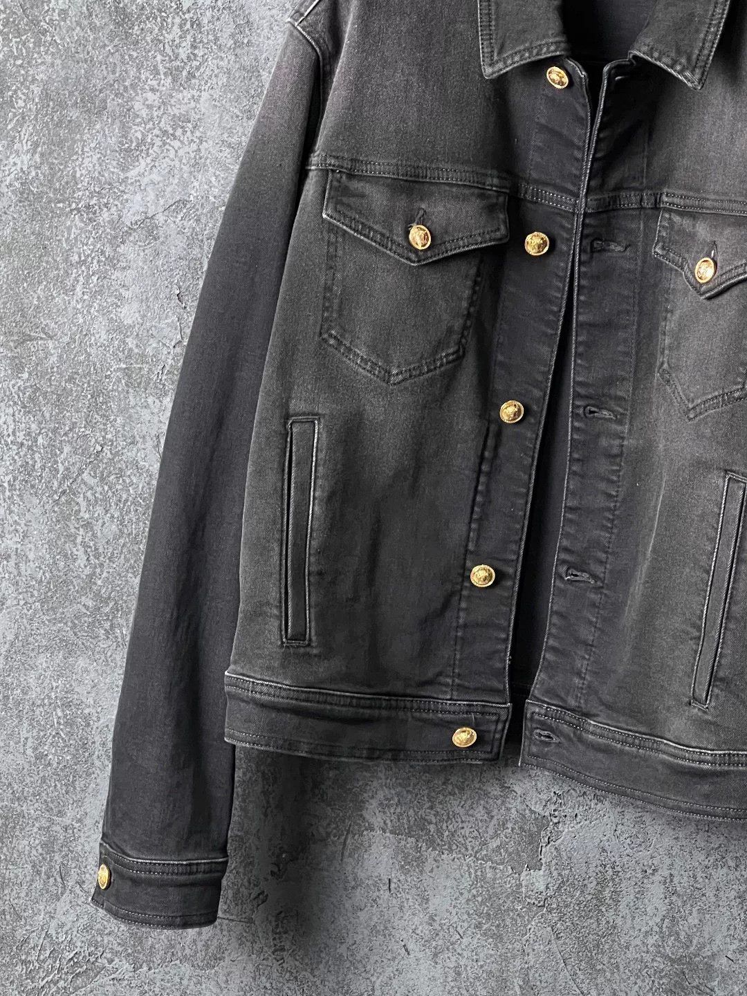 Versace Versace Denim Light Jacket m Men Size US M / EU 48-50 / 2 - 4 Thumbnail