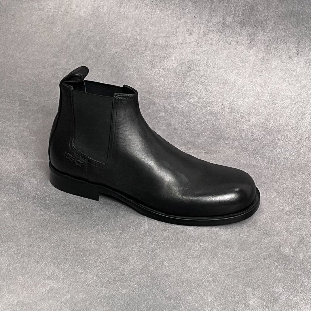 Versace Versace Leather Black Boots 7 Men Size US 7 / EU 40 - 4 Thumbnail