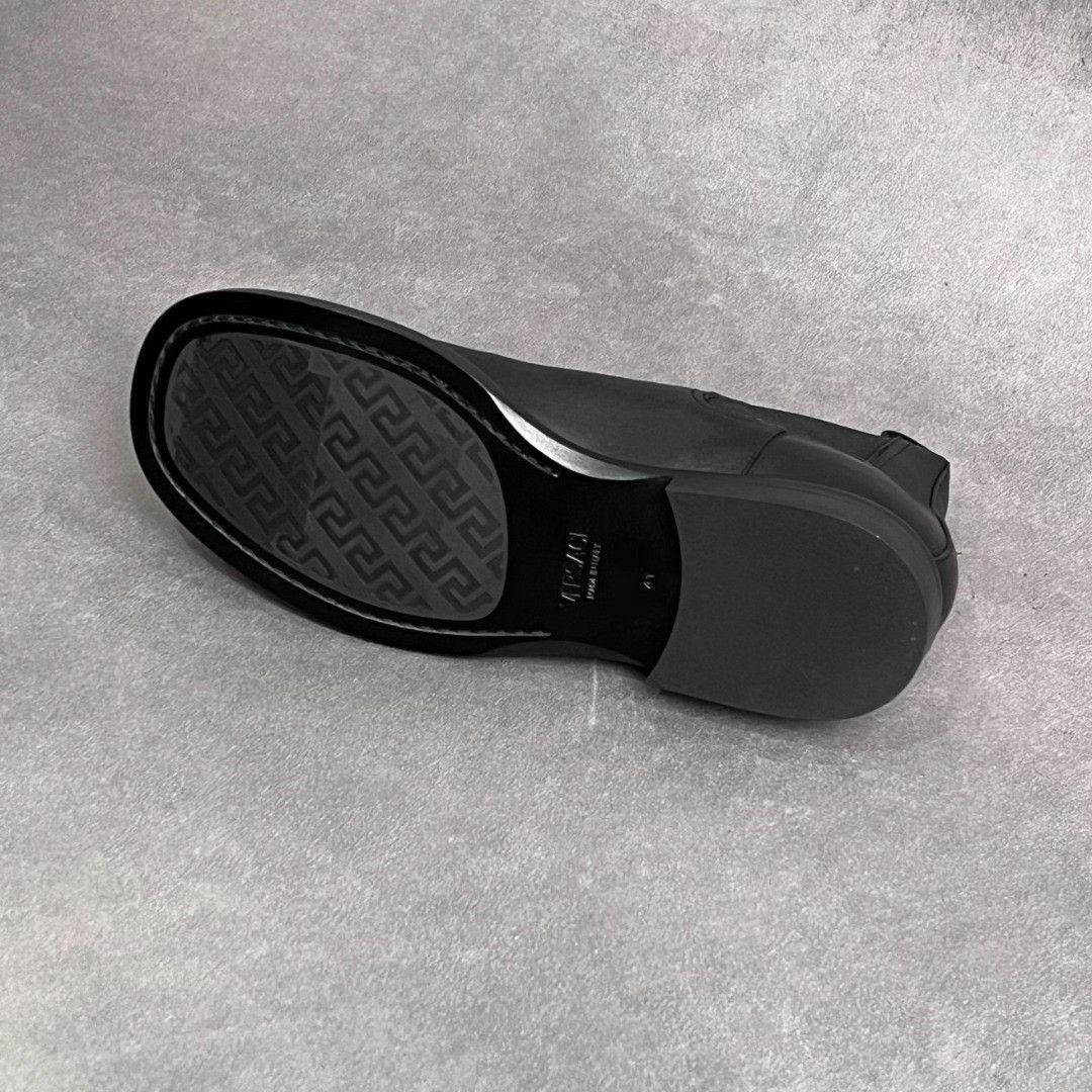Versace Versace Leather Black Boots 7 Men Size US 7 / EU 40 - 6 Thumbnail