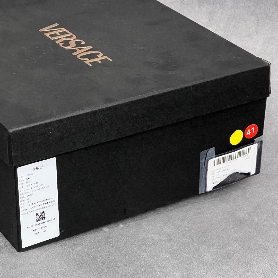 Versace Versace Leather Black Boots 7 Men Size US 7 / EU 40 - 9 Thumbnail