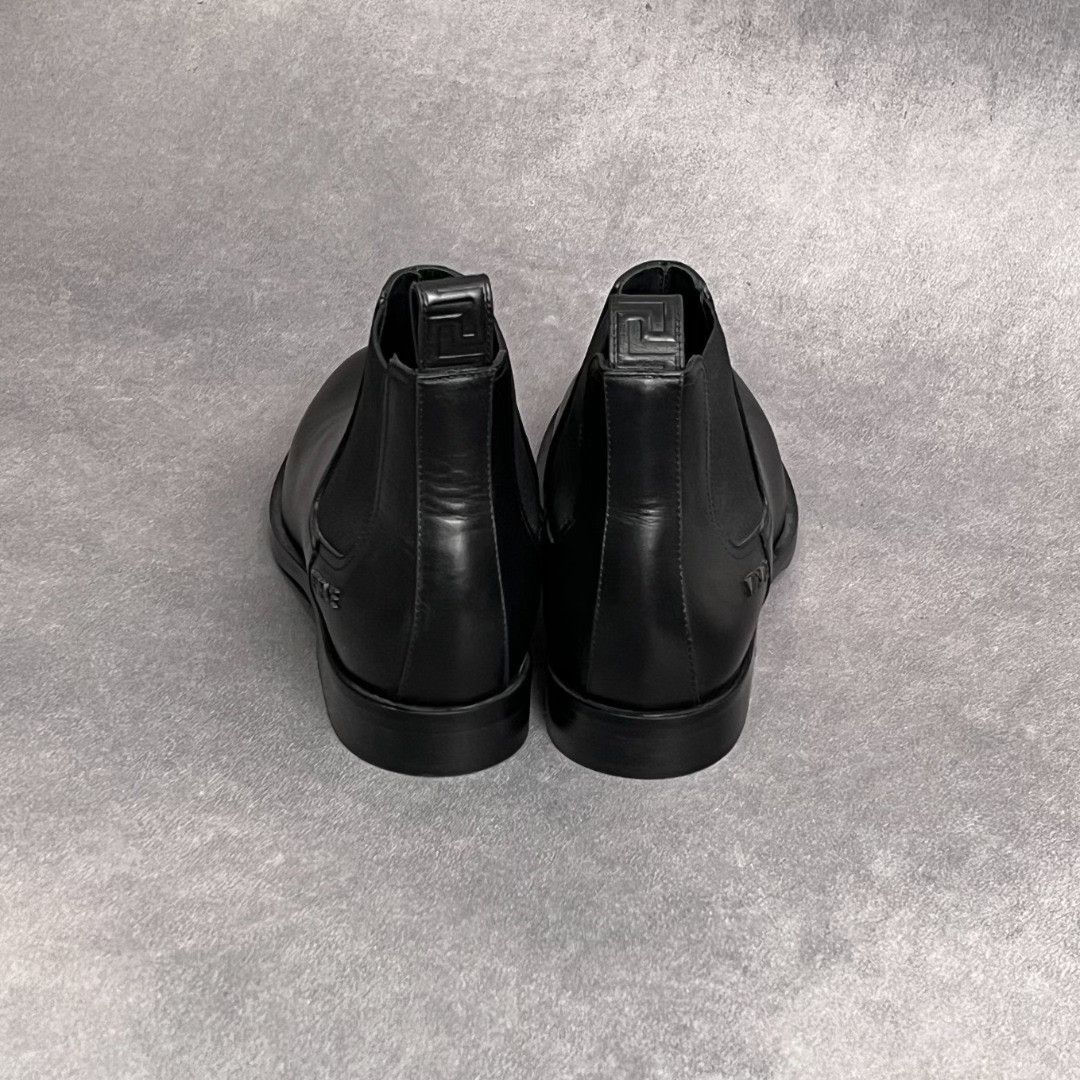 Versace Versace Leather Black Boots 7 Men Size US 7 / EU 40 - 8 Thumbnail