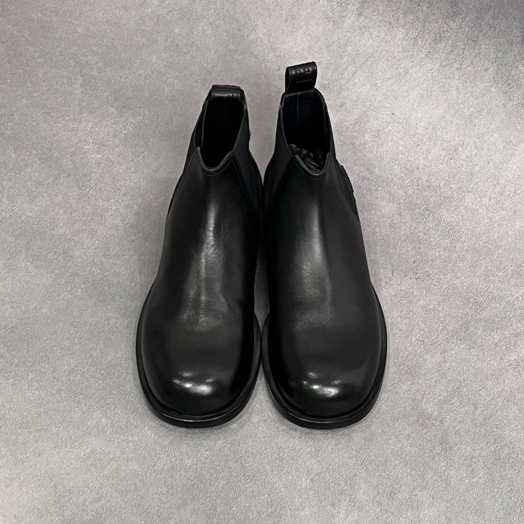 Versace Versace Leather Black Boots 7 Men Size US 7 / EU 40 - 7 Thumbnail