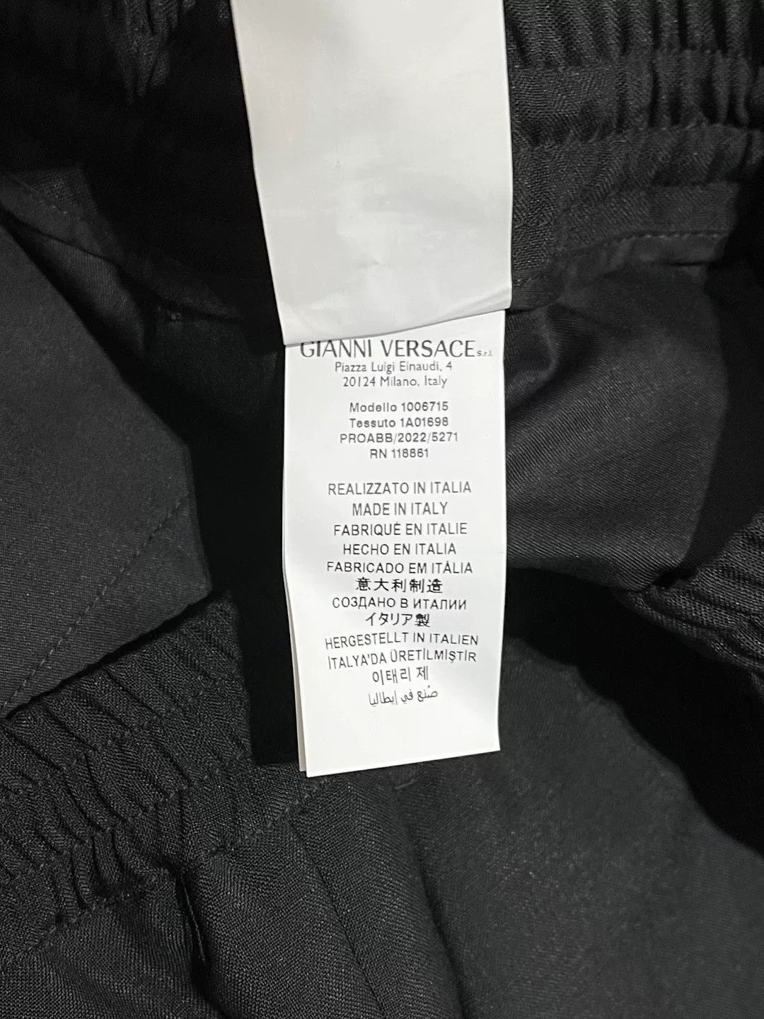 Versace Versace Casual Black Casual Pants 32 Men Size US 32 / EU 48 - 8 Thumbnail