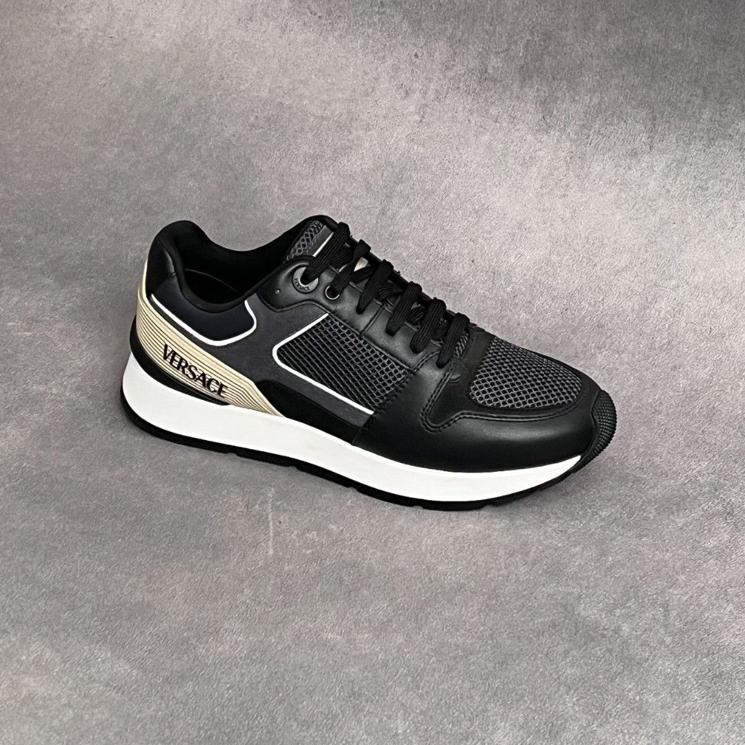 Versace Versace Casual Black Lowtop Sneakers 7 Men Size US 7 / EU 40 - 4 Thumbnail