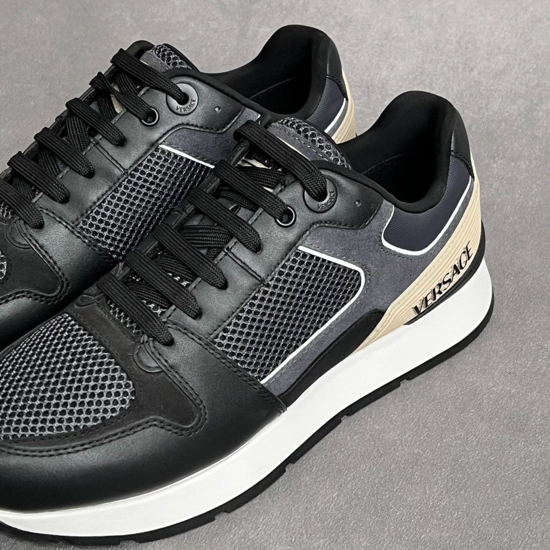 Versace Versace Casual Black Lowtop Sneakers 7 Men Size US 7 / EU 40 - 2 Thumbnail
