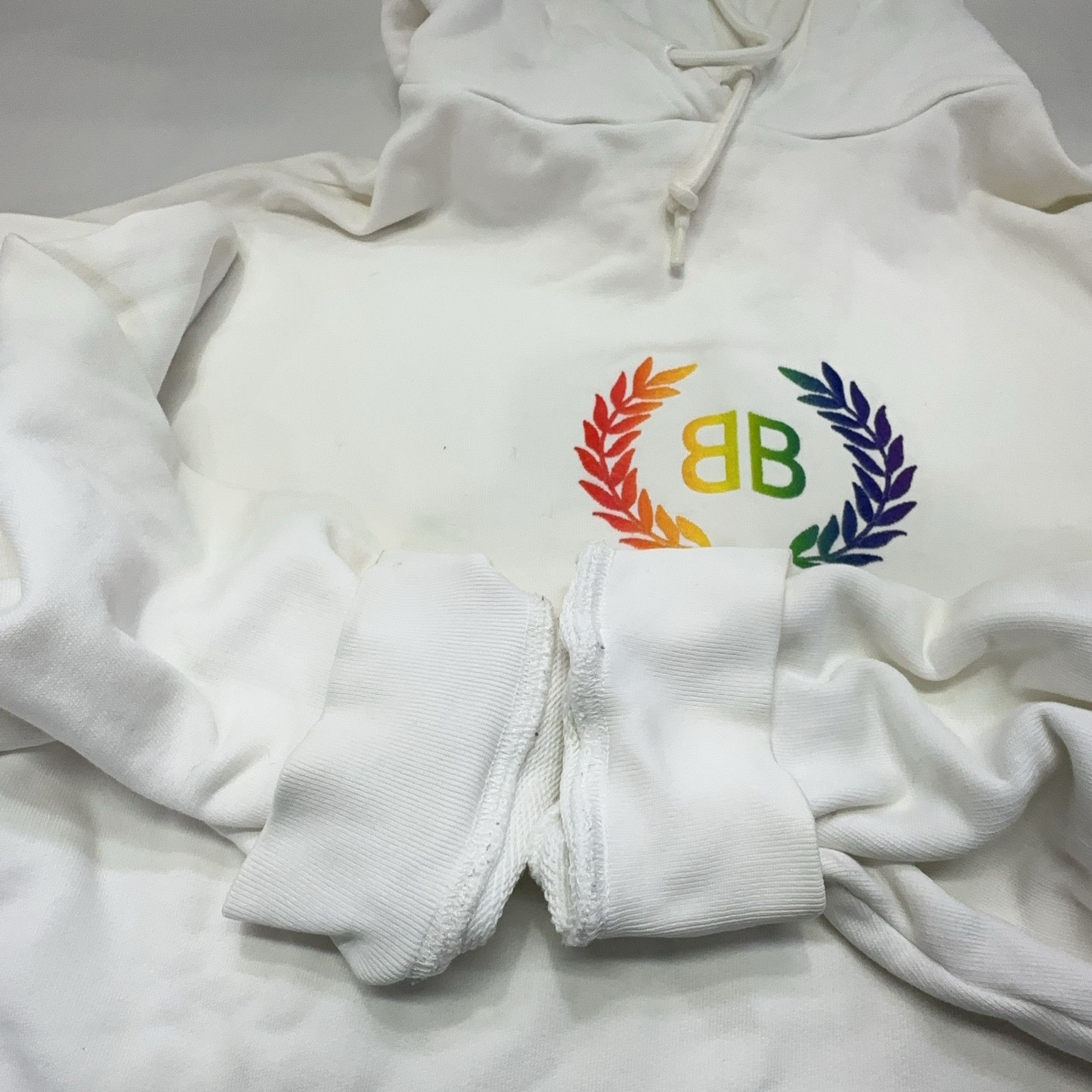 Balenciaga Balenciaga Rainbow Wreath Hoodie XL Size US XL / EU 56 / 4 - 15 Thumbnail