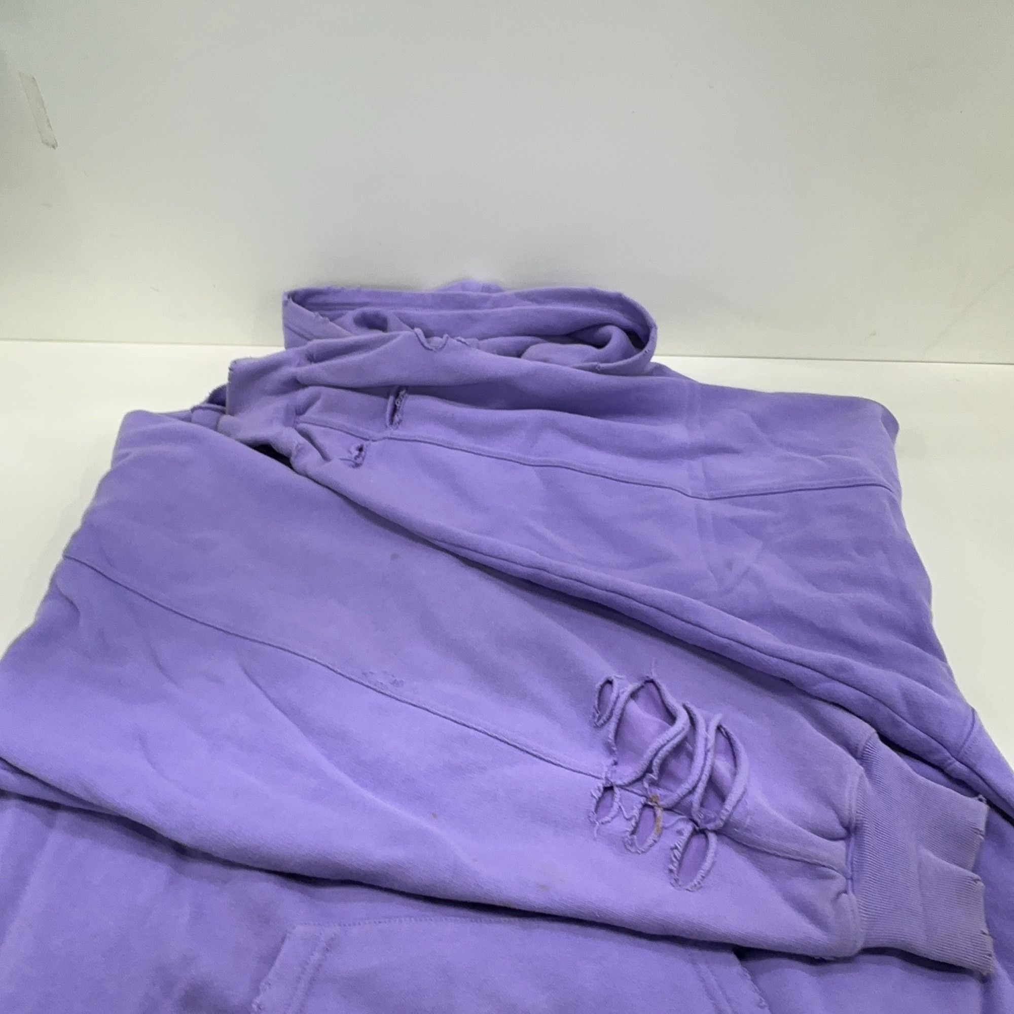 Balenciaga Balenciaga Distressed Logo Hoodie XXS Size US XXS / EU 40 - 11 Thumbnail